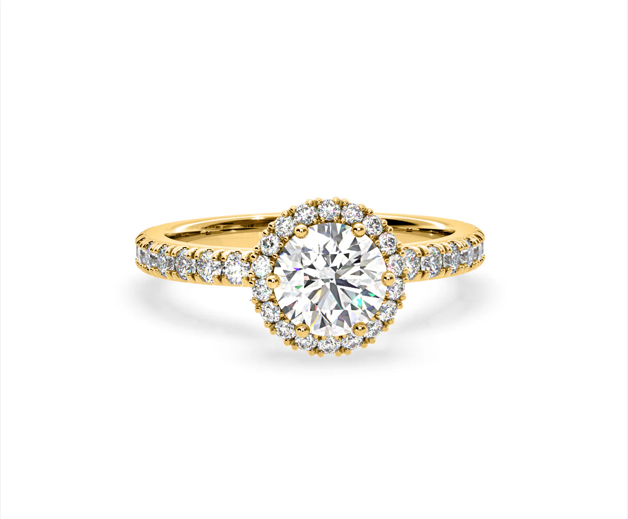 Alessandra Lab Diamond Engagement Ring 18KW Gold 2.60CT F/VS1 - Image 85