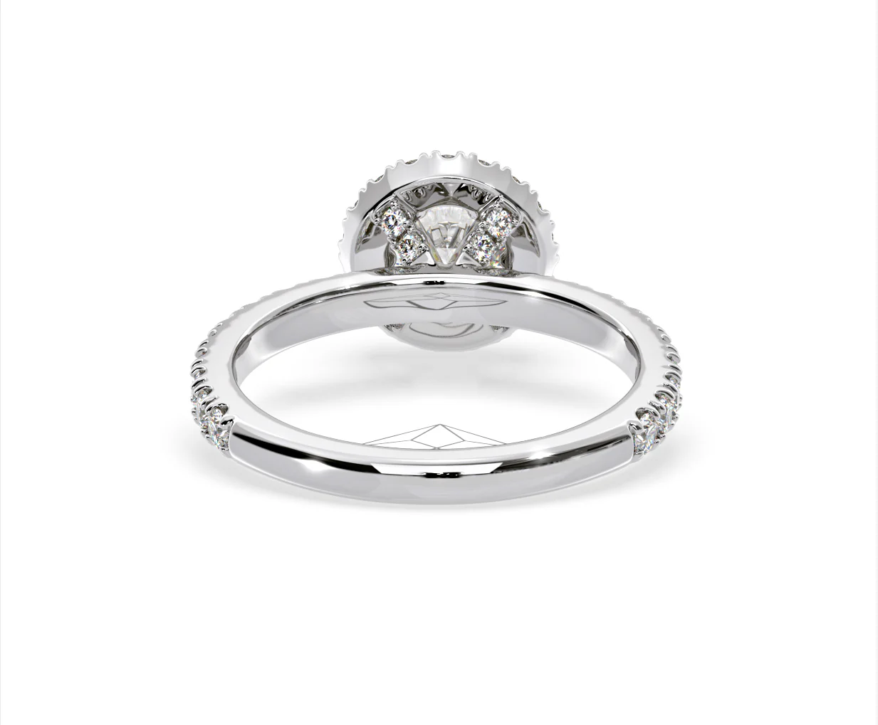 Alessandra Lab Diamond Engagement Ring 18KW Gold 2.10CT F/VS1 - Image 47