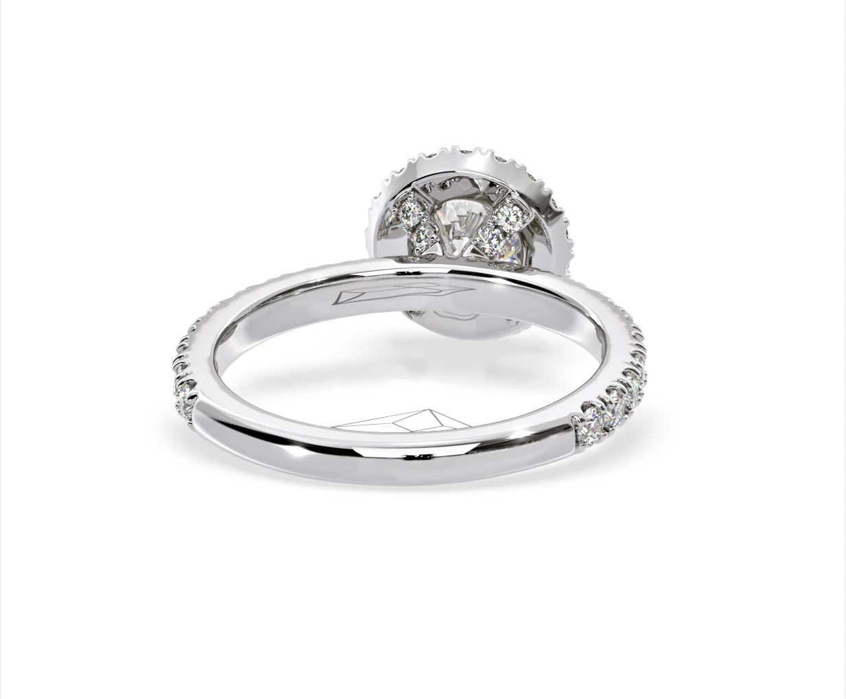 Alessandra Lab Diamond Engagement Ring 18KW Gold 2.10CT F/VS1 - Image 49