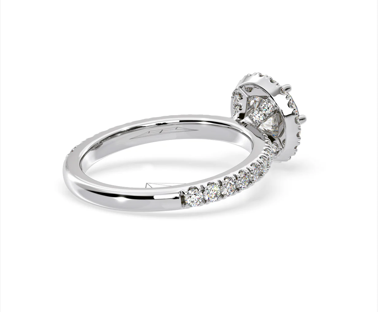 Alessandra Lab Diamond Engagement Ring 18KW Gold 2.10CT F/VS1 - Image 57