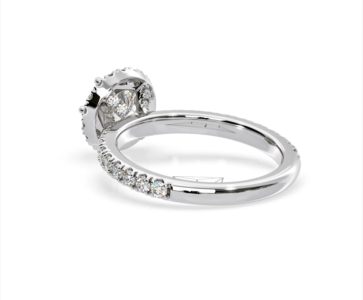 Alessandra Lab Diamond Engagement Ring Platinum 2.10CT F/VS1 - Image 38
