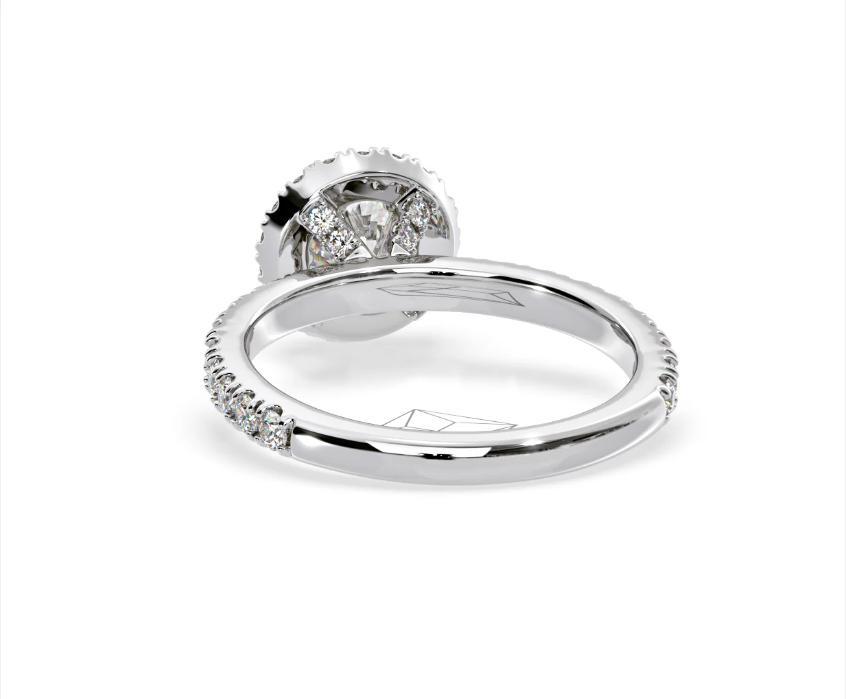 Alessandra Lab Diamond Engagement Ring Platinum 2.10CT F/VS1 - Image 43