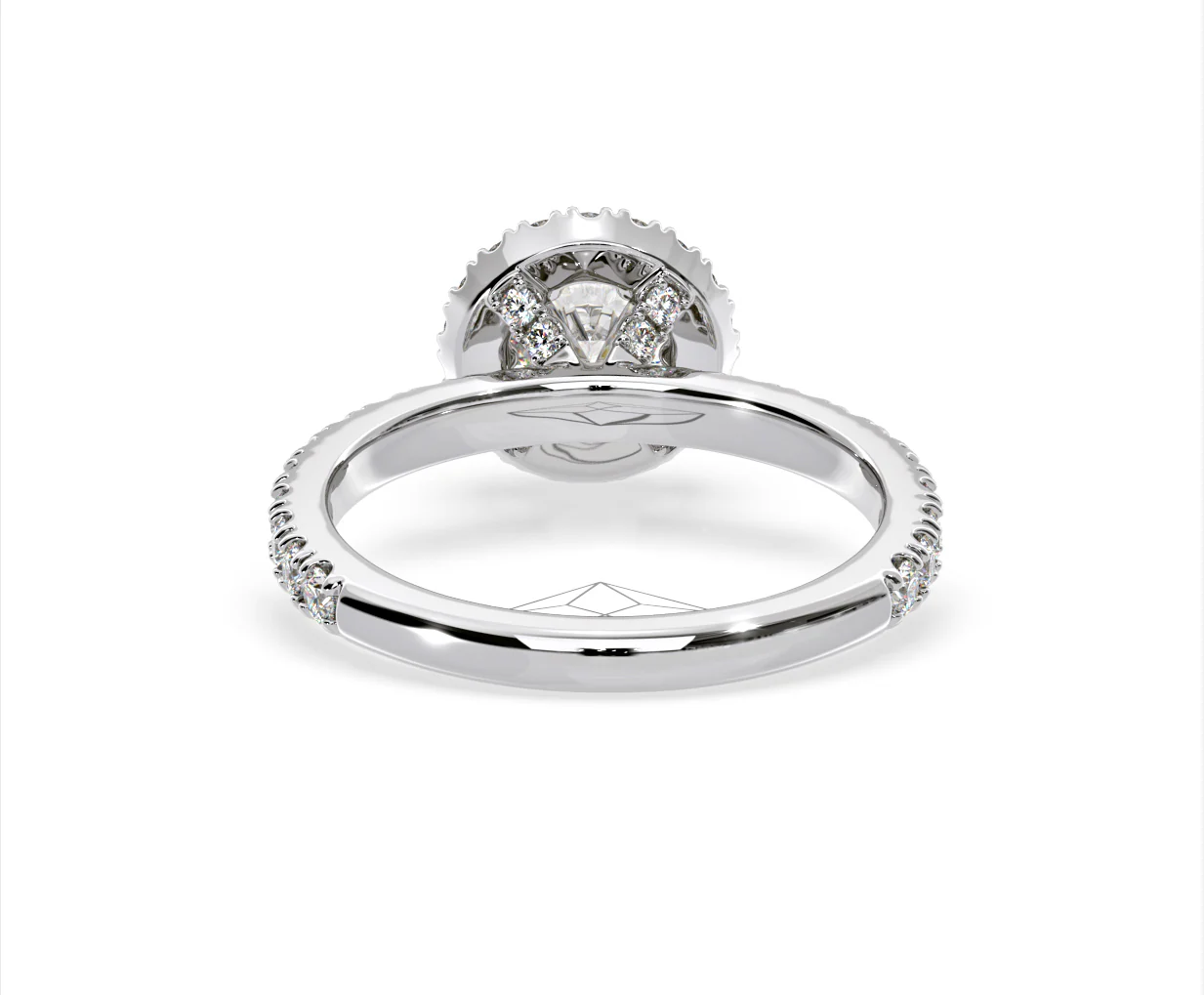 Alessandra Lab Diamond Engagement Ring Platinum 2.10CT F/VS1 - Image 46