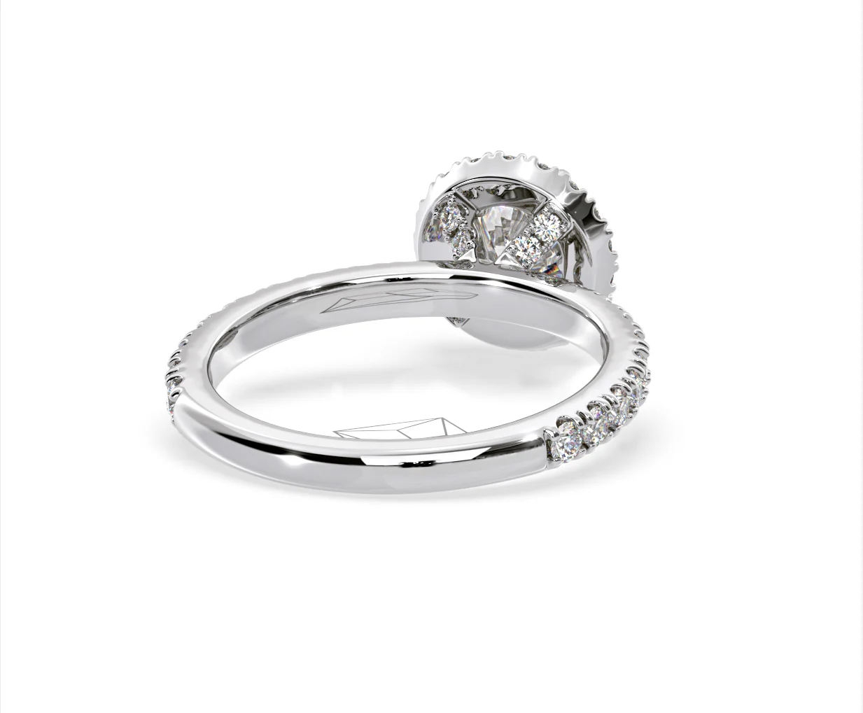 Alessandra Lab Diamond Engagement Ring Platinum 2.10CT F/VS1 - Image 51