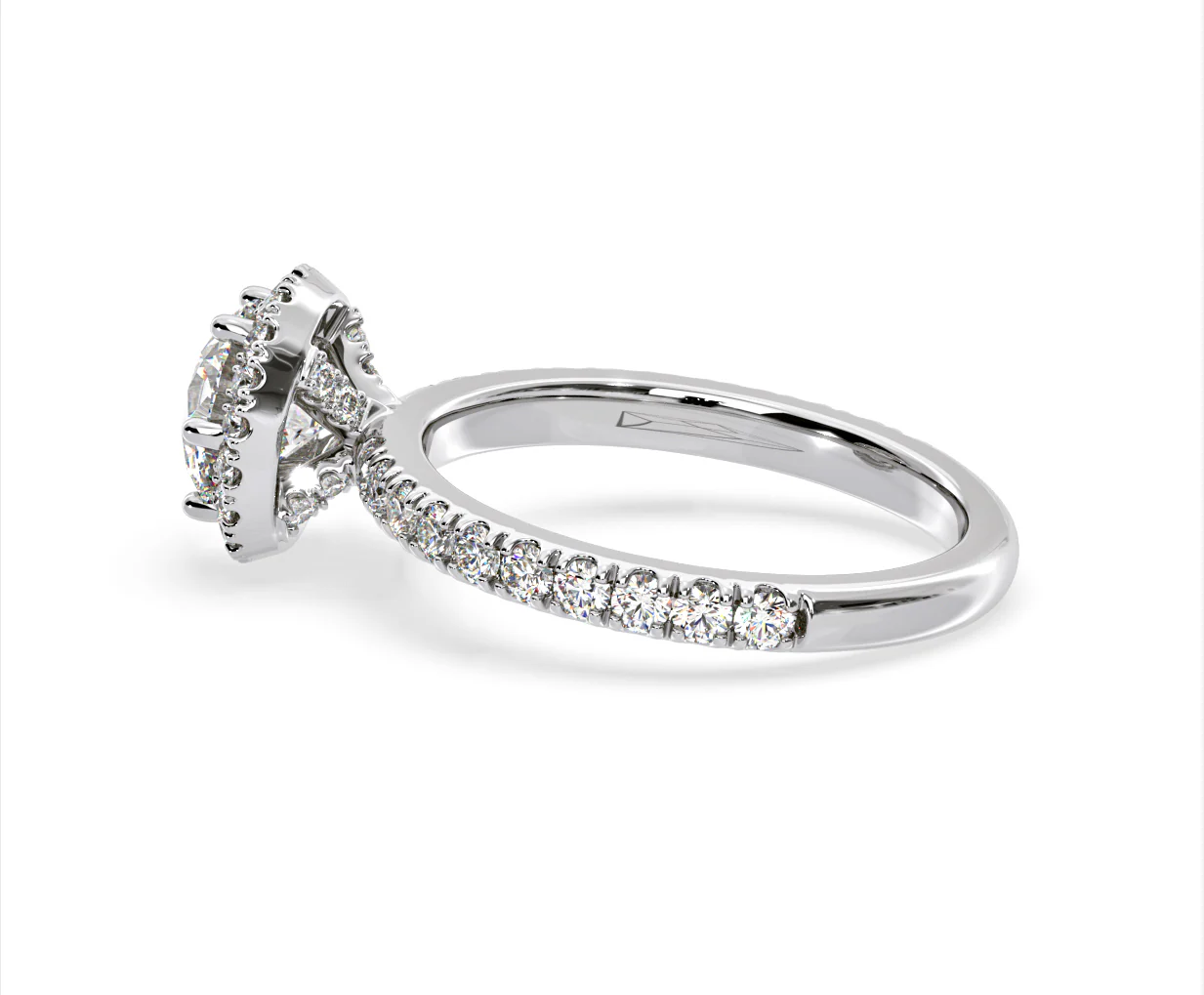 Alessandra Lab Diamond Engagement Ring Platinum 2.60CT F/VS1 - Image 30