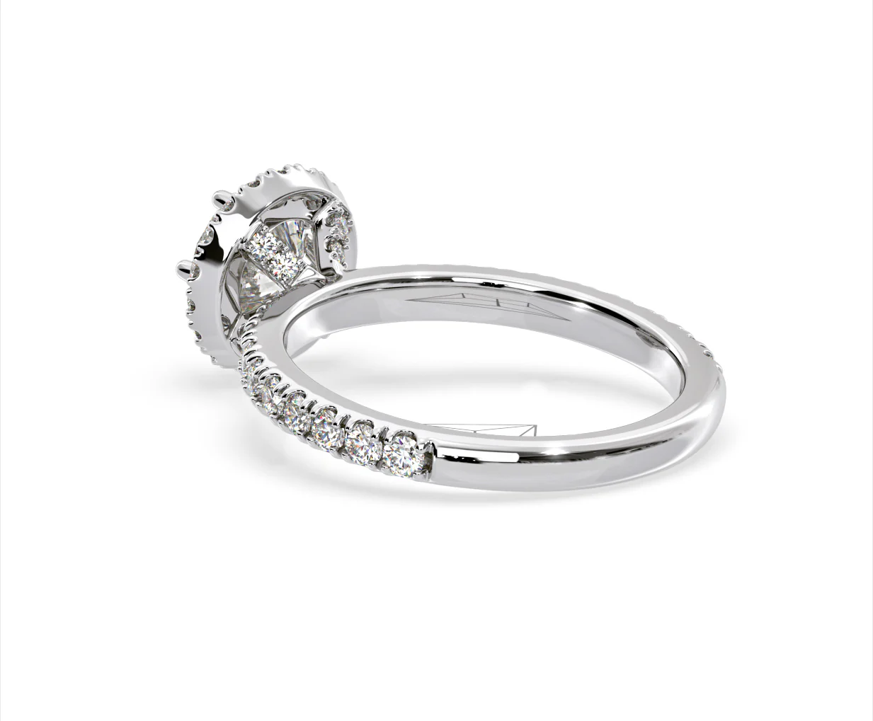 Alessandra Lab Diamond Engagement Ring Platinum 2.60CT F/VS1 - Image 37