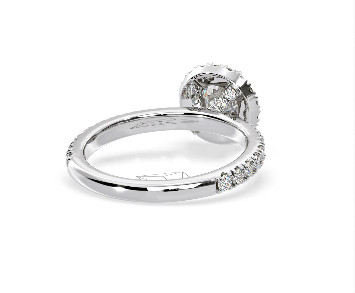 Alessandra Lab Diamond Engagement Ring Platinum 2.60CT F/VS1 - Image 52