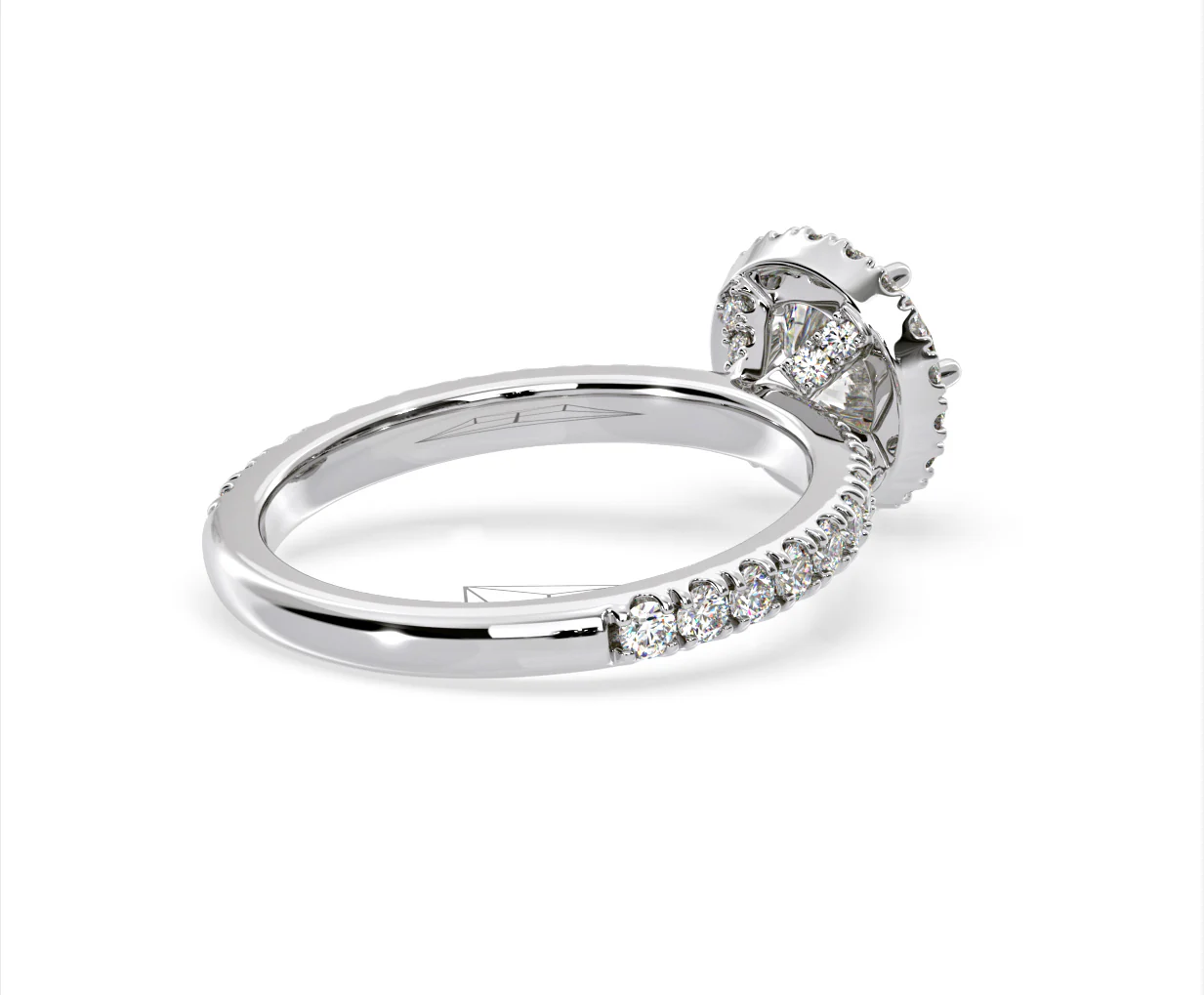 Alessandra Lab Diamond Engagement Ring Platinum 2.60CT F/VS1 - Image 56