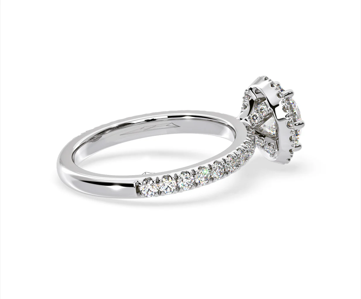 Alessandra Lab Diamond Engagement Ring Platinum 2.60CT F/VS1 - Image 61