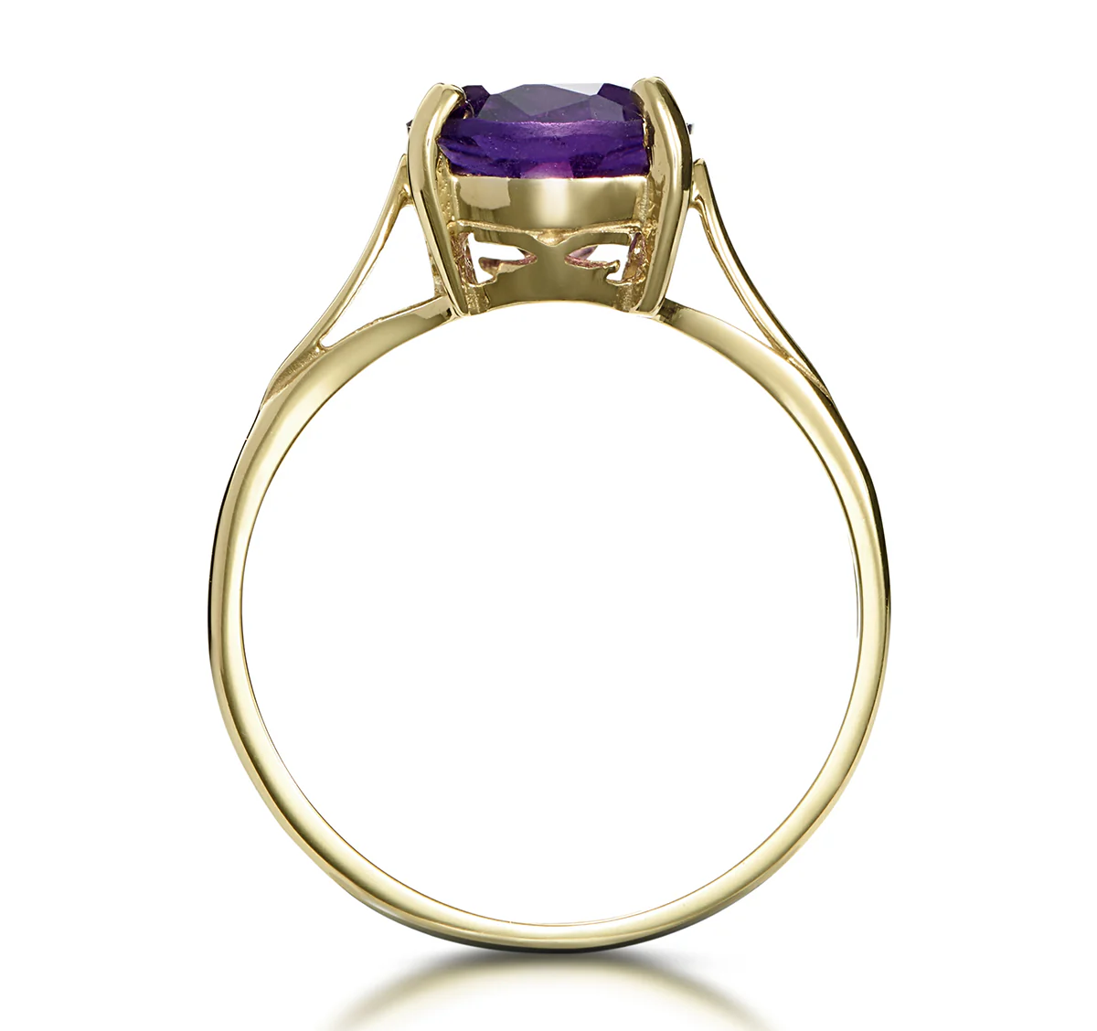 Amethyst 2.25ct 9K Gold Ring - Image 2