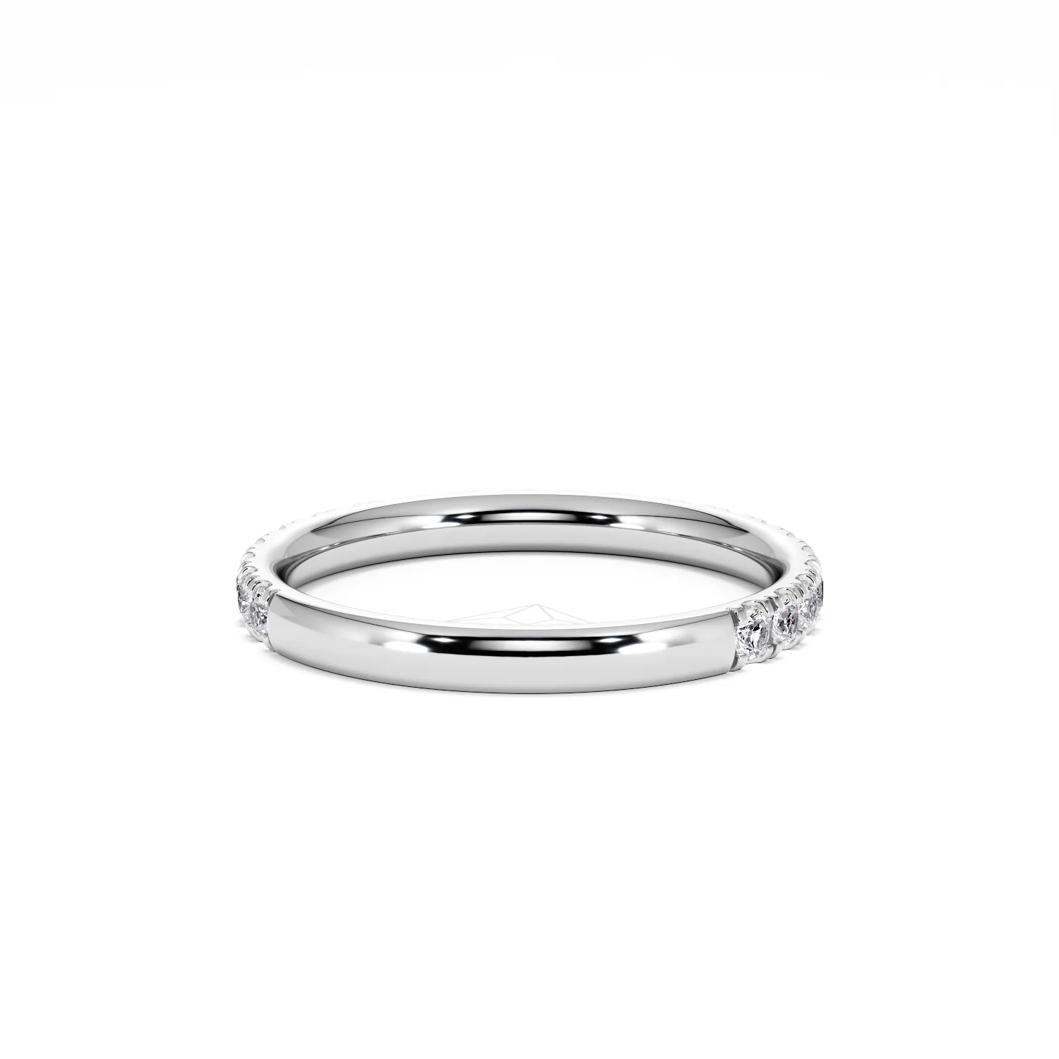 Amora 0.50ct Lab Diamond Set Ring Set in 18K White Gold - Image 48