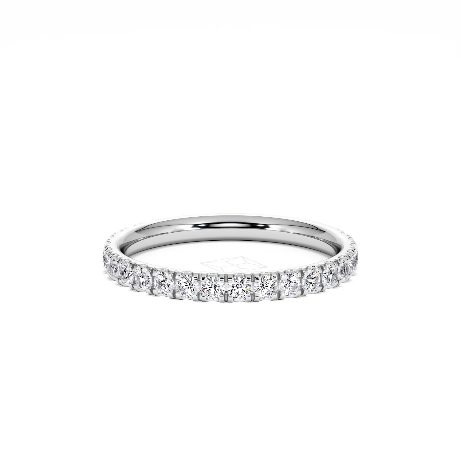 Amora 0.50ct Lab Diamond Set Ring Set in 18K White Gold - Image 87