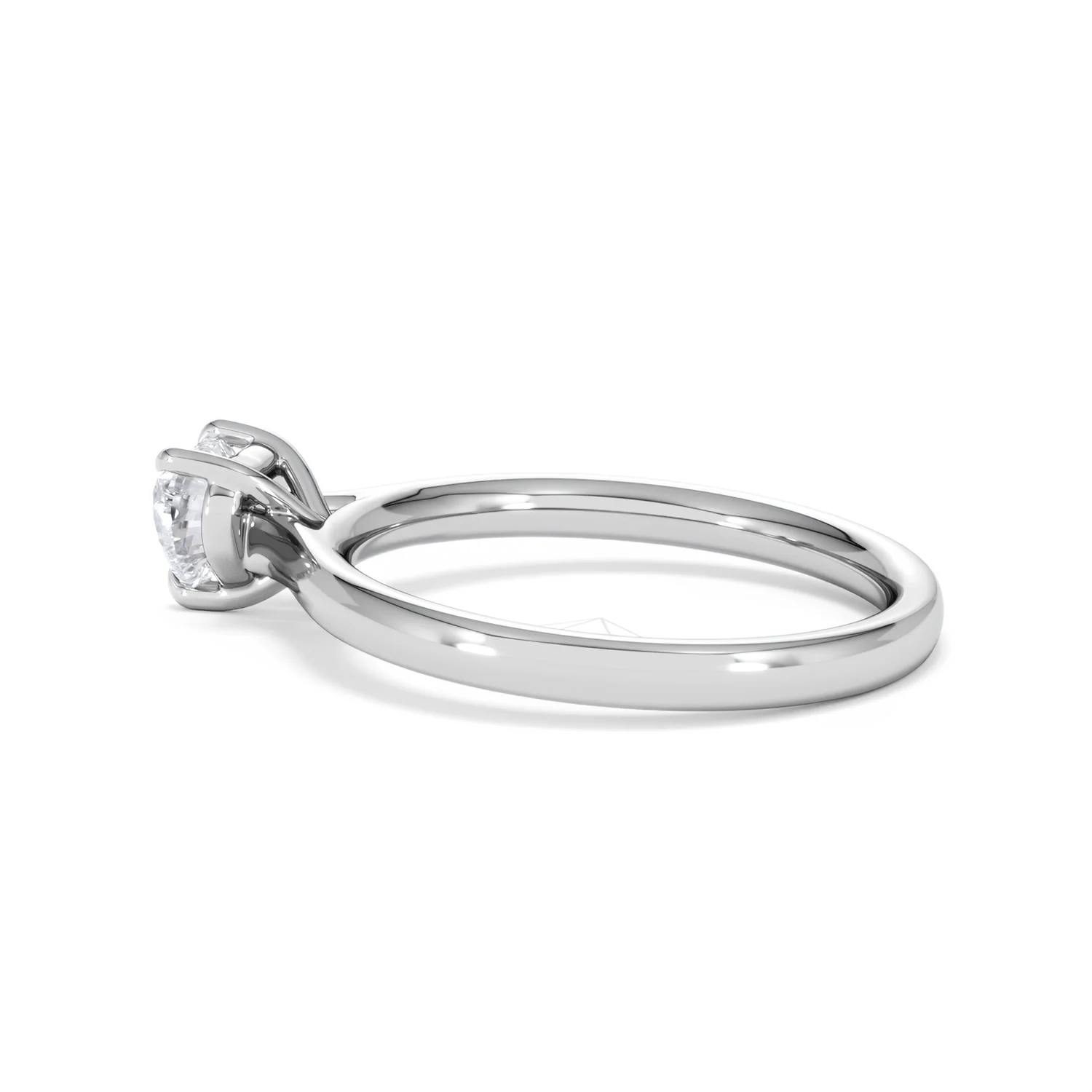Amora Heart 0.50ct Lab Diamond Engagement Ring F/VS Set in Platinum - Image 64