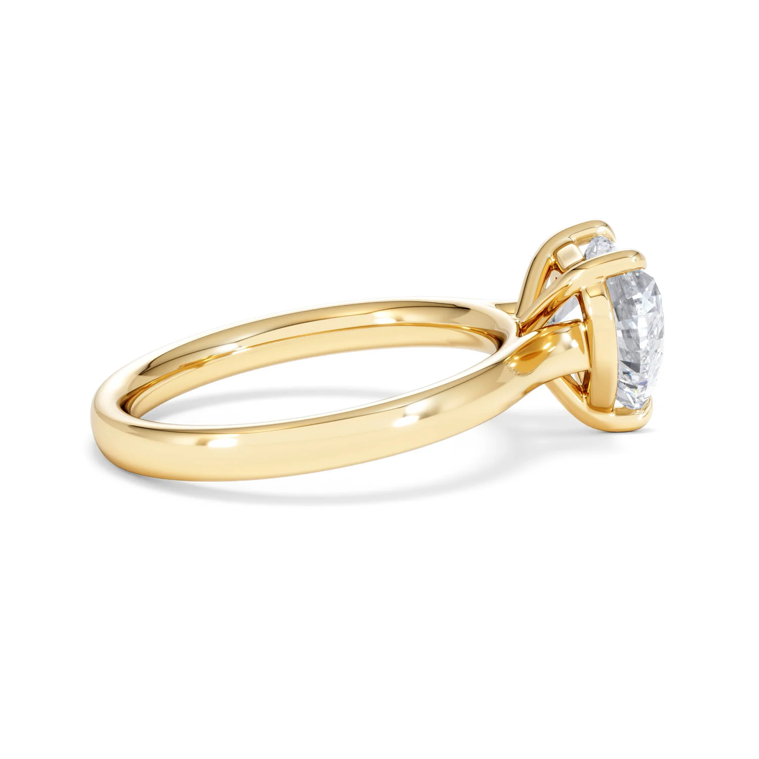 Amora Heart 2.00ct Lab Diamond Engagement Ring F/VS Set in 18K Gold - Image 30
