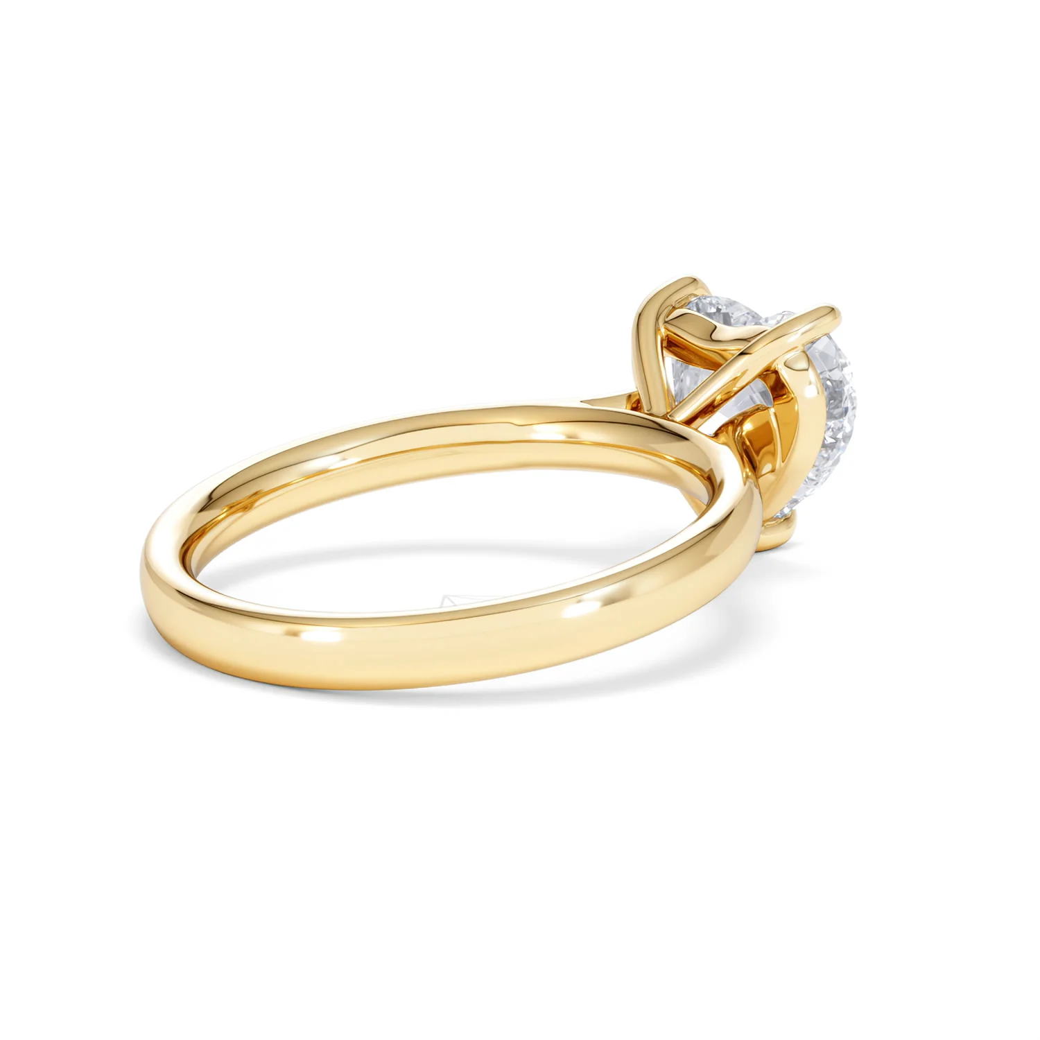 Amora Heart 2.00ct Lab Diamond Engagement Ring F/VS Set in 18K Gold - Image 37