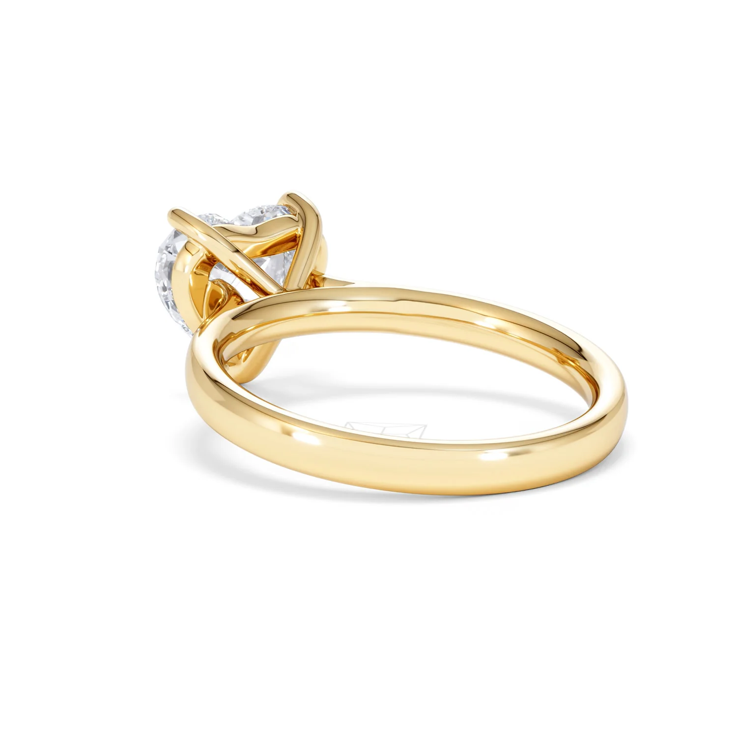 Amora Heart 2.00ct Lab Diamond Engagement Ring F/VS Set in 18K Gold - Image 56