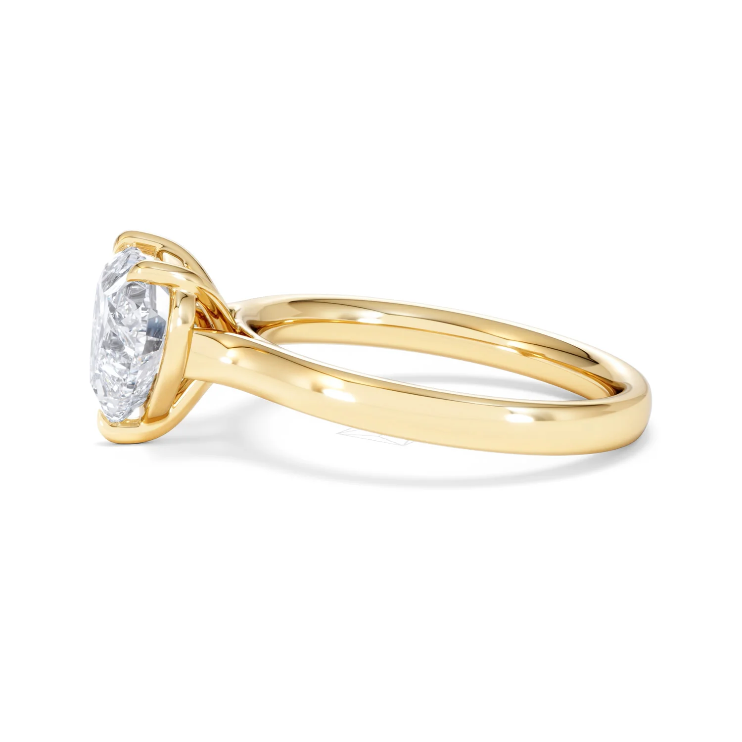 Amora Heart 2.00ct Lab Diamond Engagement Ring F/VS Set in 18K Gold - Image 70