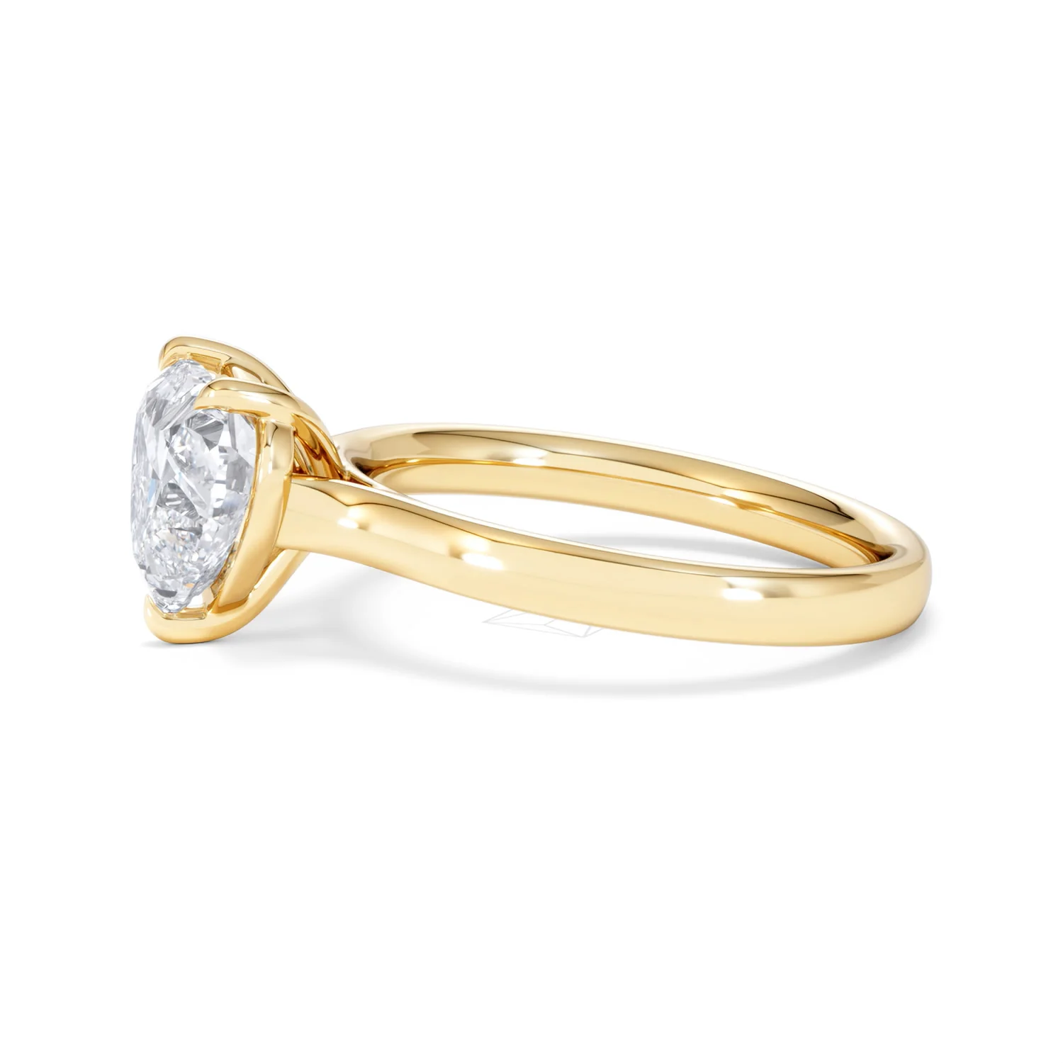 Amora Heart 2.00ct Lab Diamond Engagement Ring F/VS Set in 18K Gold - Image 71