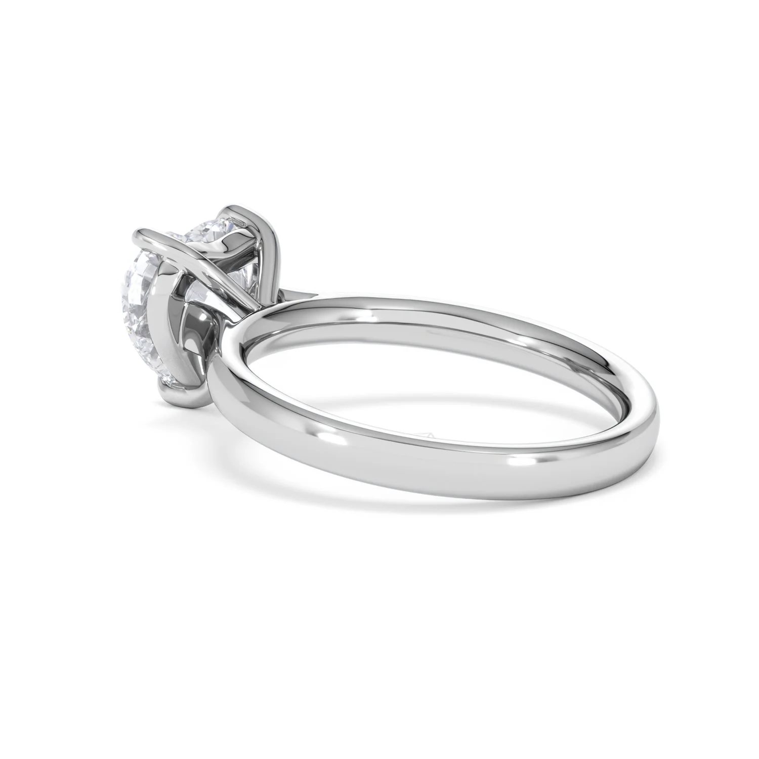 Amora Heart 2.00ct Lab Diamond Engagement Ring F/VS Set in 18K White Gold - Image 60