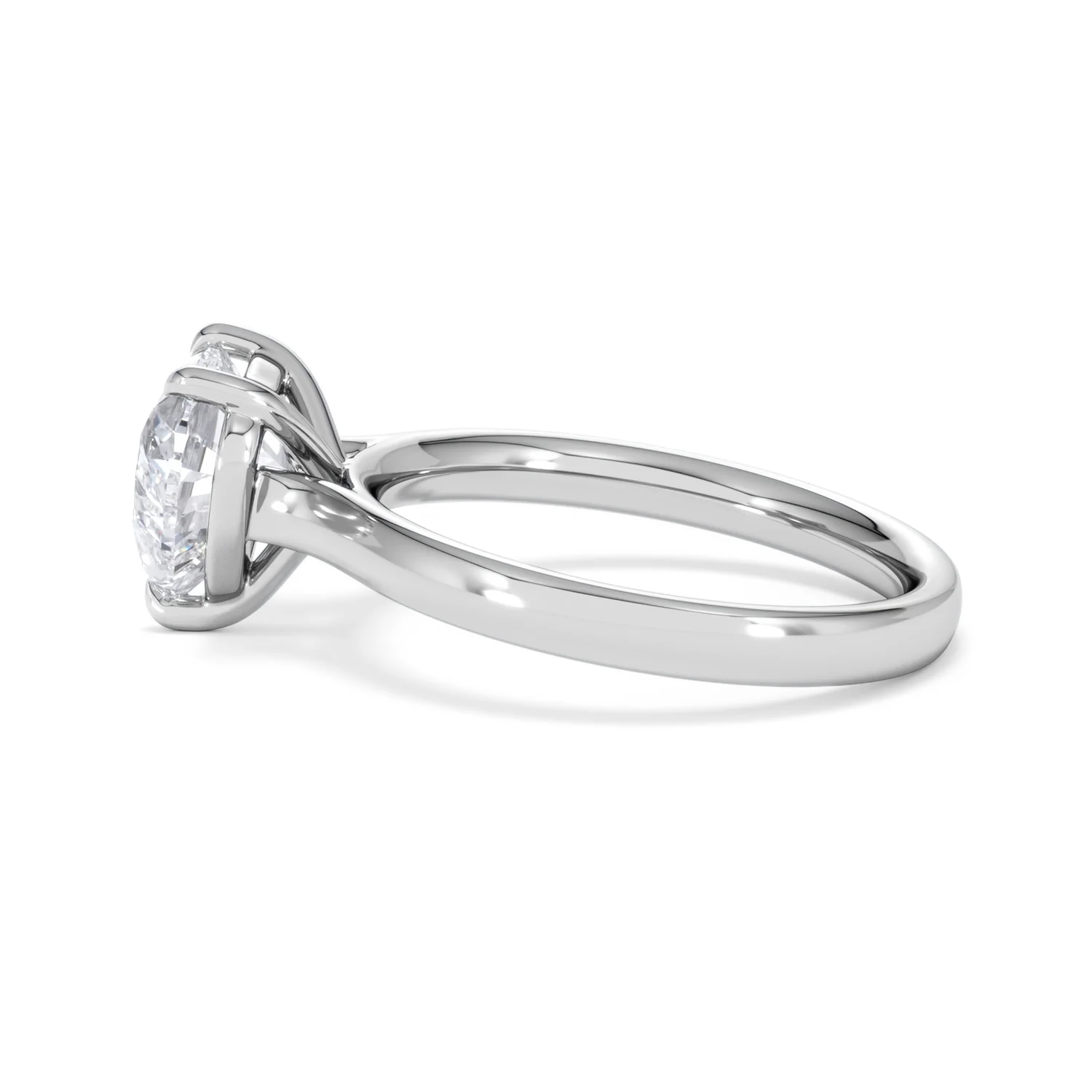 Amora Heart 2.00ct Lab Diamond Engagement Ring F/VS Set in 18K White Gold - Image 67