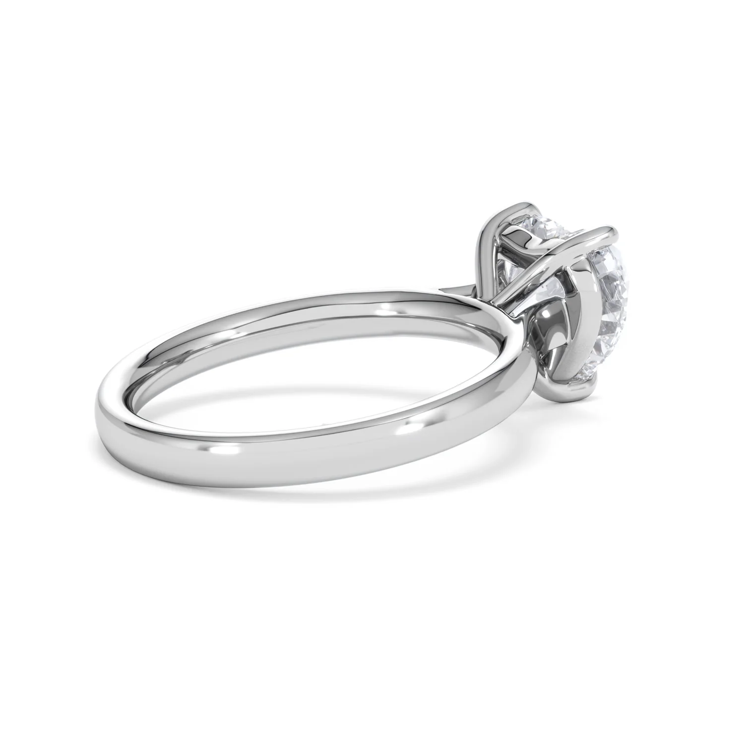 Amora Heart 2.00ct Lab Diamond Engagement Ring F/VS Set in Platinum - Image 35
