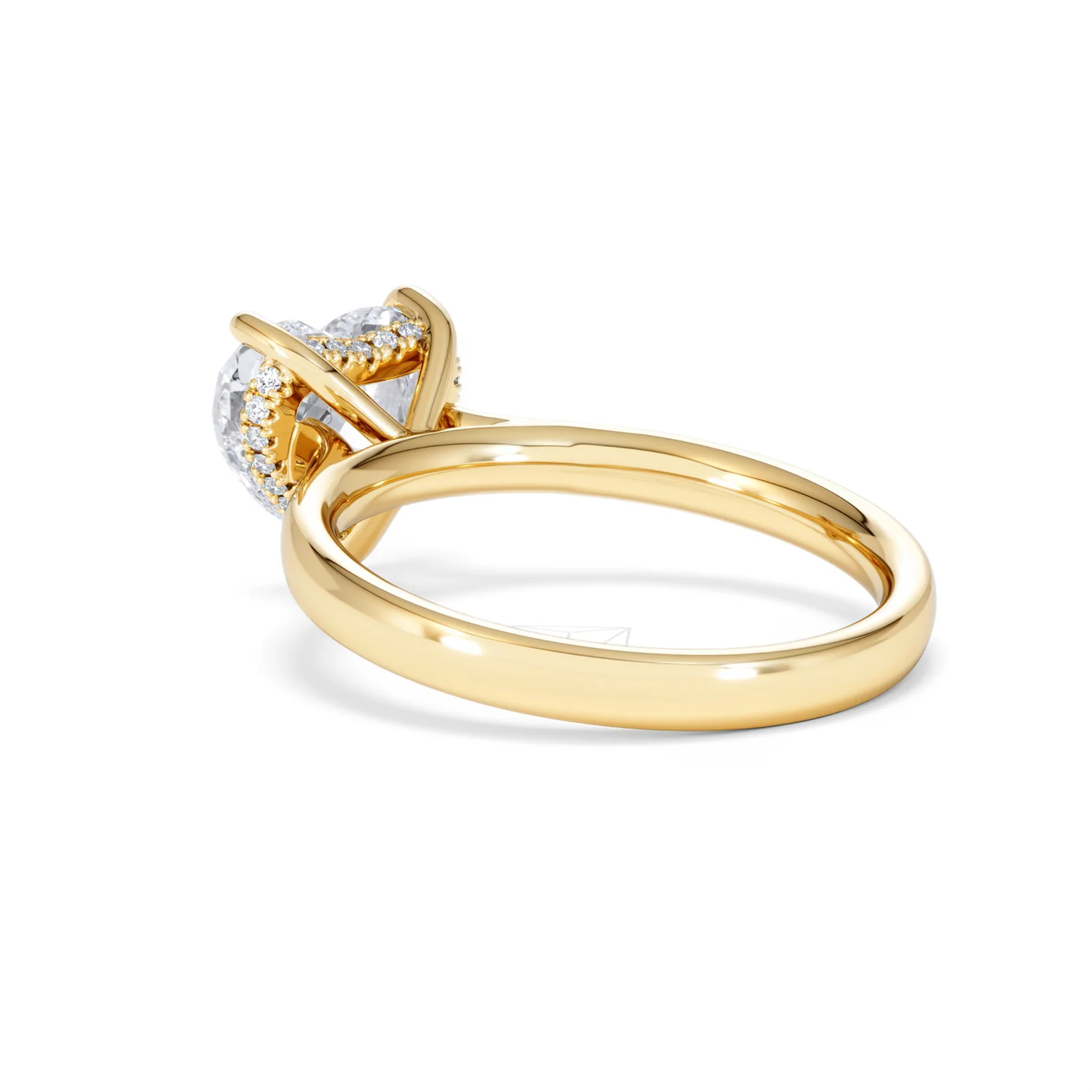 Amora Heart 2.09ct Hidden Halo Lab Diamond Engagement Ring F/VS Set in 18K Gold - Image 57