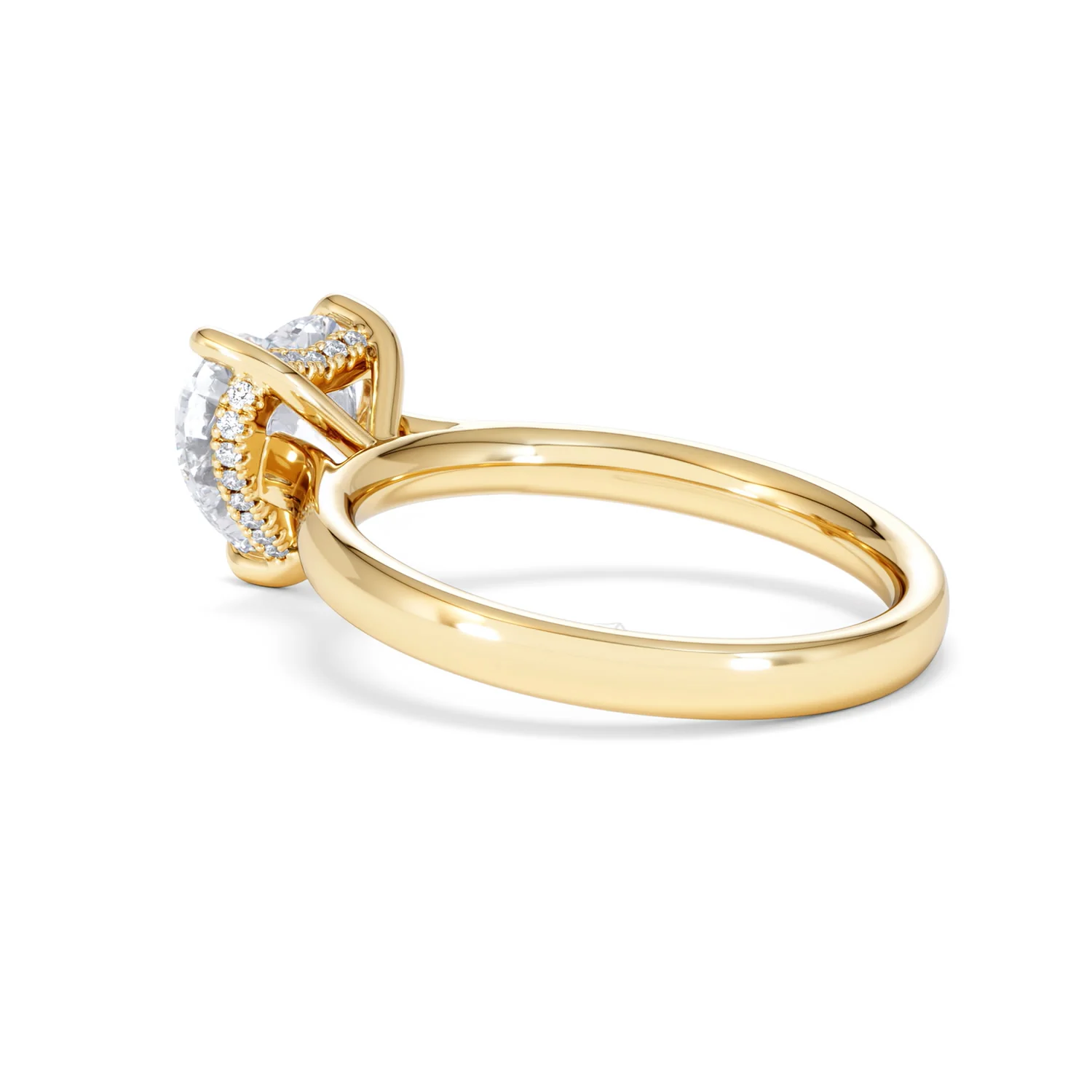 Amora Heart 2.09ct Hidden Halo Lab Diamond Engagement Ring F/VS Set in 18K Gold - Image 60