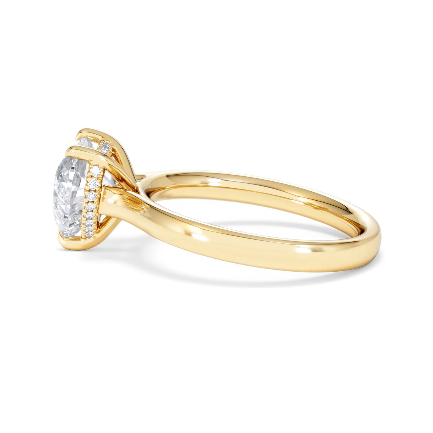 Amora Heart 2.09ct Hidden Halo Lab Diamond Engagement Ring F/VS Set in 18K Gold - Image 67