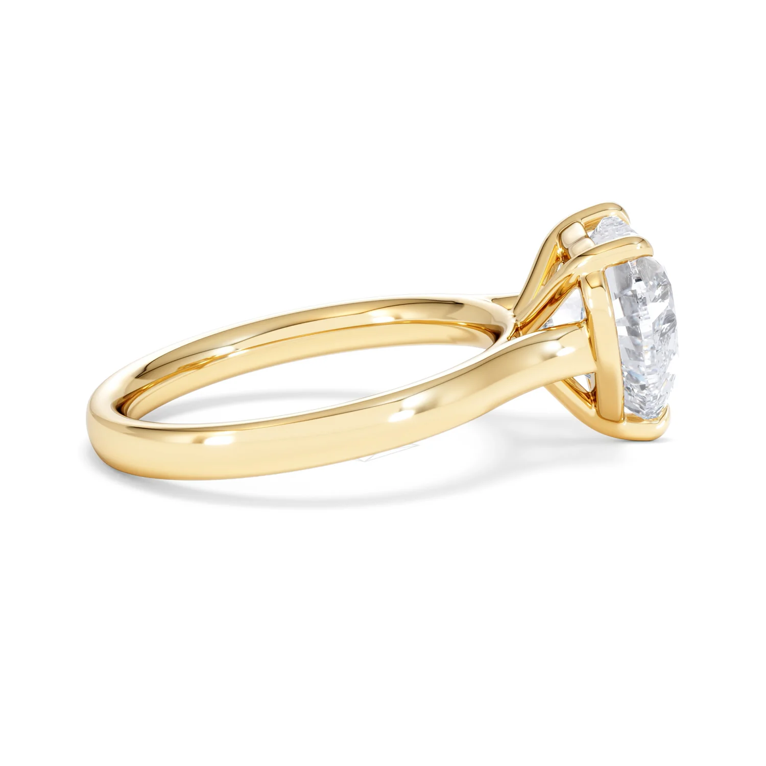 Amora Heart 3.00ct Lab Diamond Engagement Ring G/VS Set in 18K Gold - Image 29
