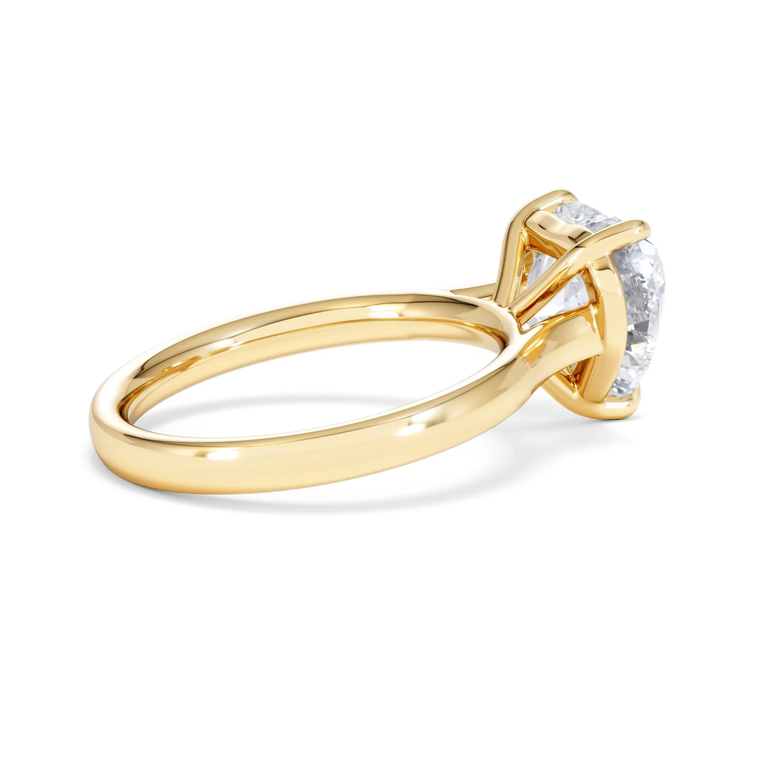 Amora Heart 3.00ct Lab Diamond Engagement Ring G/VS Set in 18K Gold - Image 33