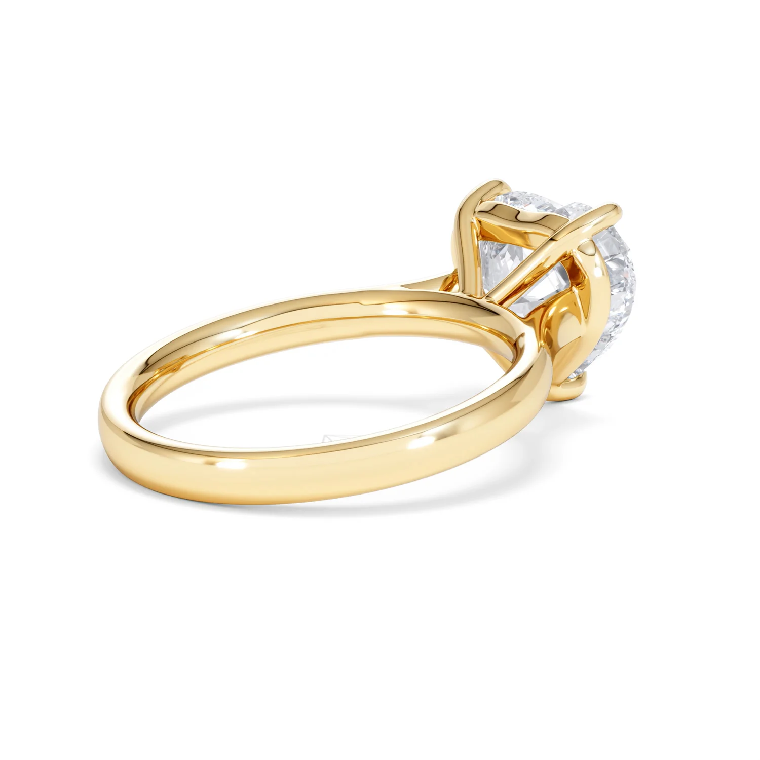 Amora Heart 3.00ct Lab Diamond Engagement Ring G/VS Set in 18K Gold - Image 37