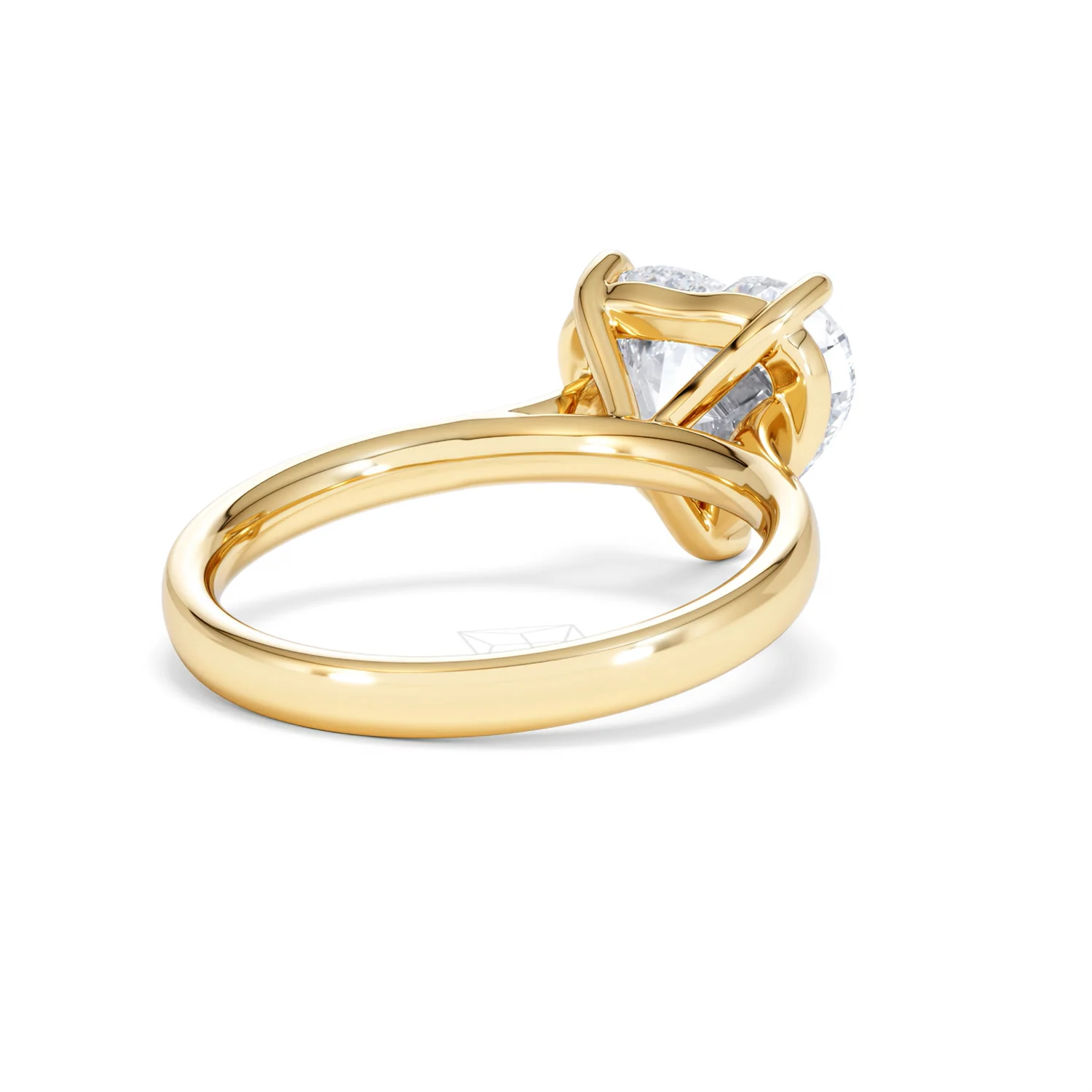 Amora Heart 3.00ct Lab Diamond Engagement Ring G/VS Set in 18K Gold - Image 41