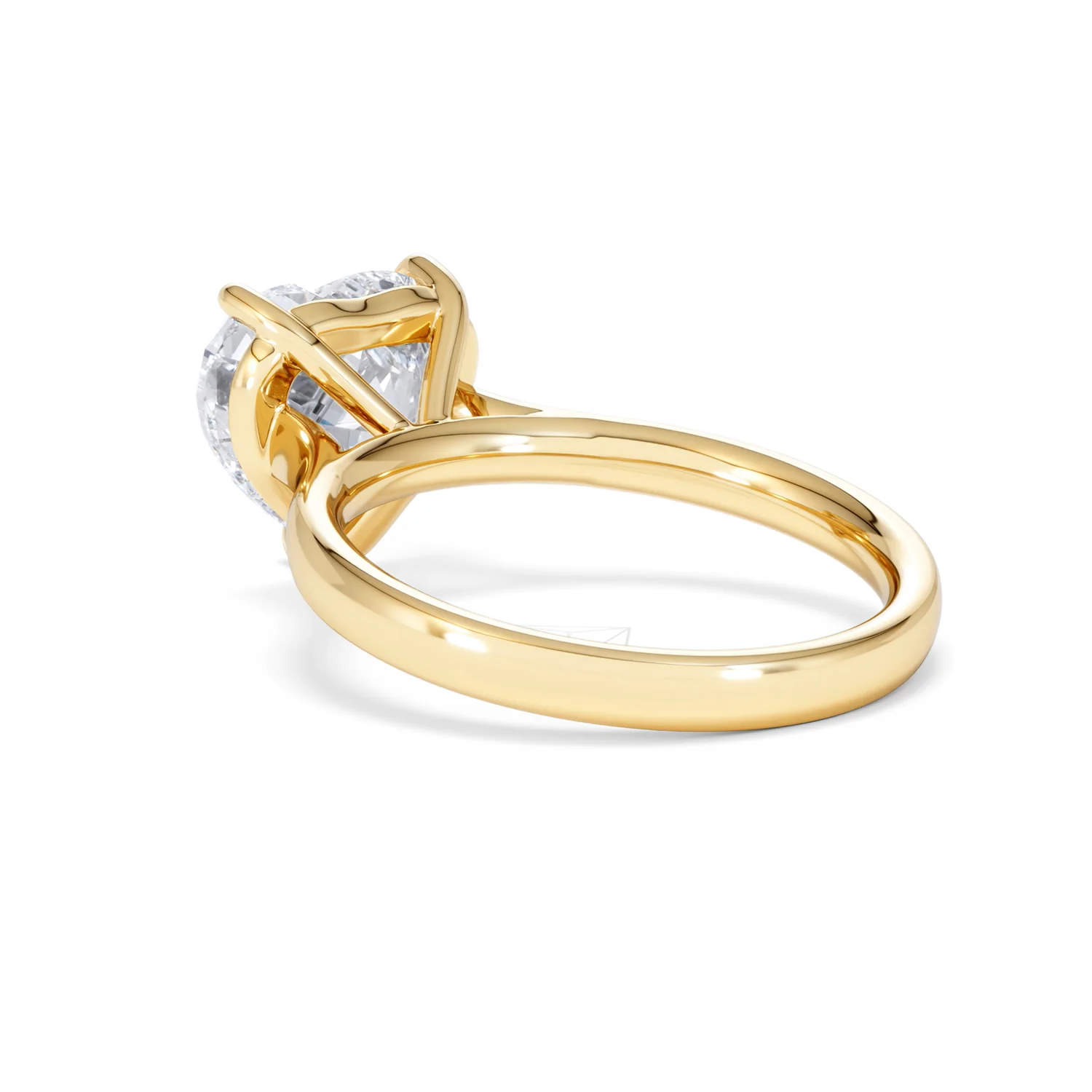 Amora Heart 3.00ct Lab Diamond Engagement Ring G/VS Set in 18K Gold - Image 57