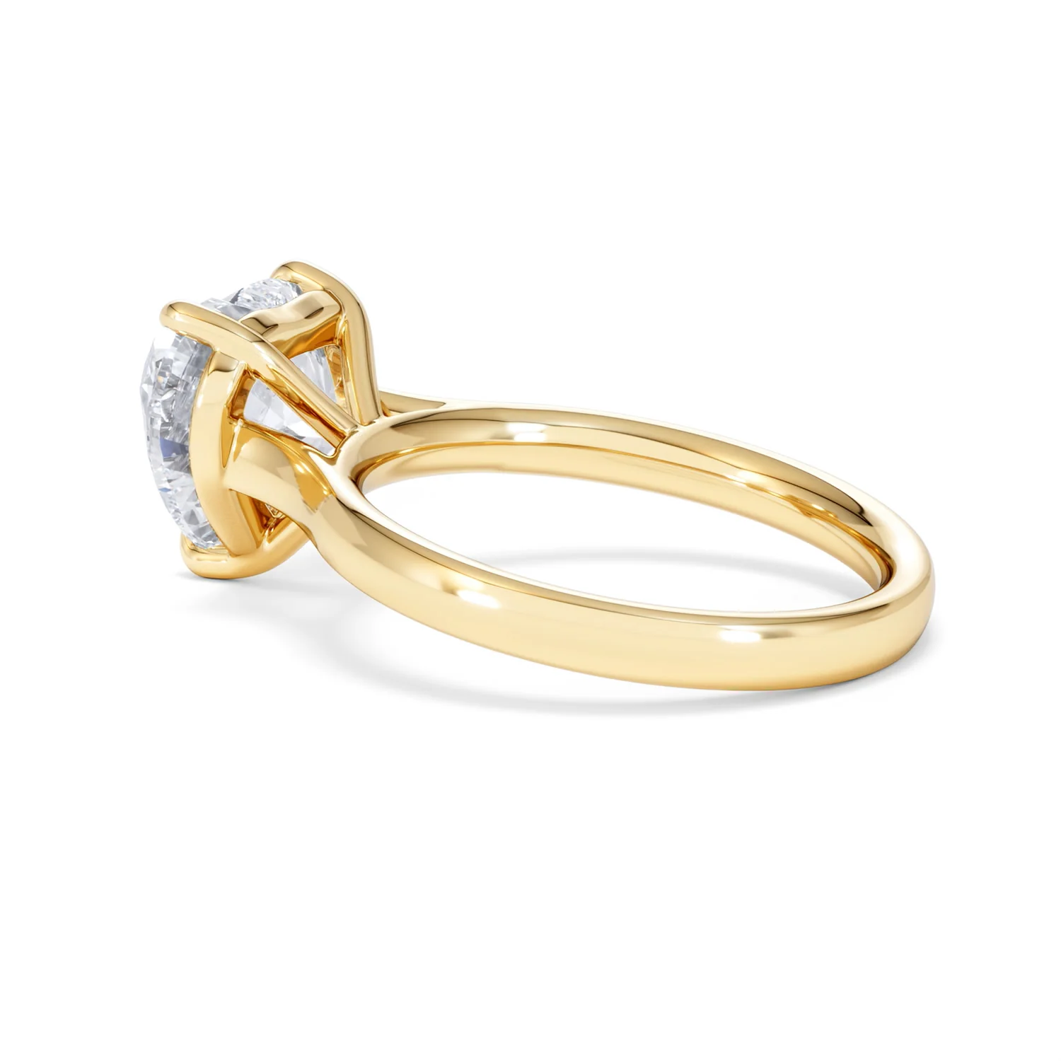 Amora Heart 3.00ct Lab Diamond Engagement Ring G/VS Set in 18K Gold - Image 62