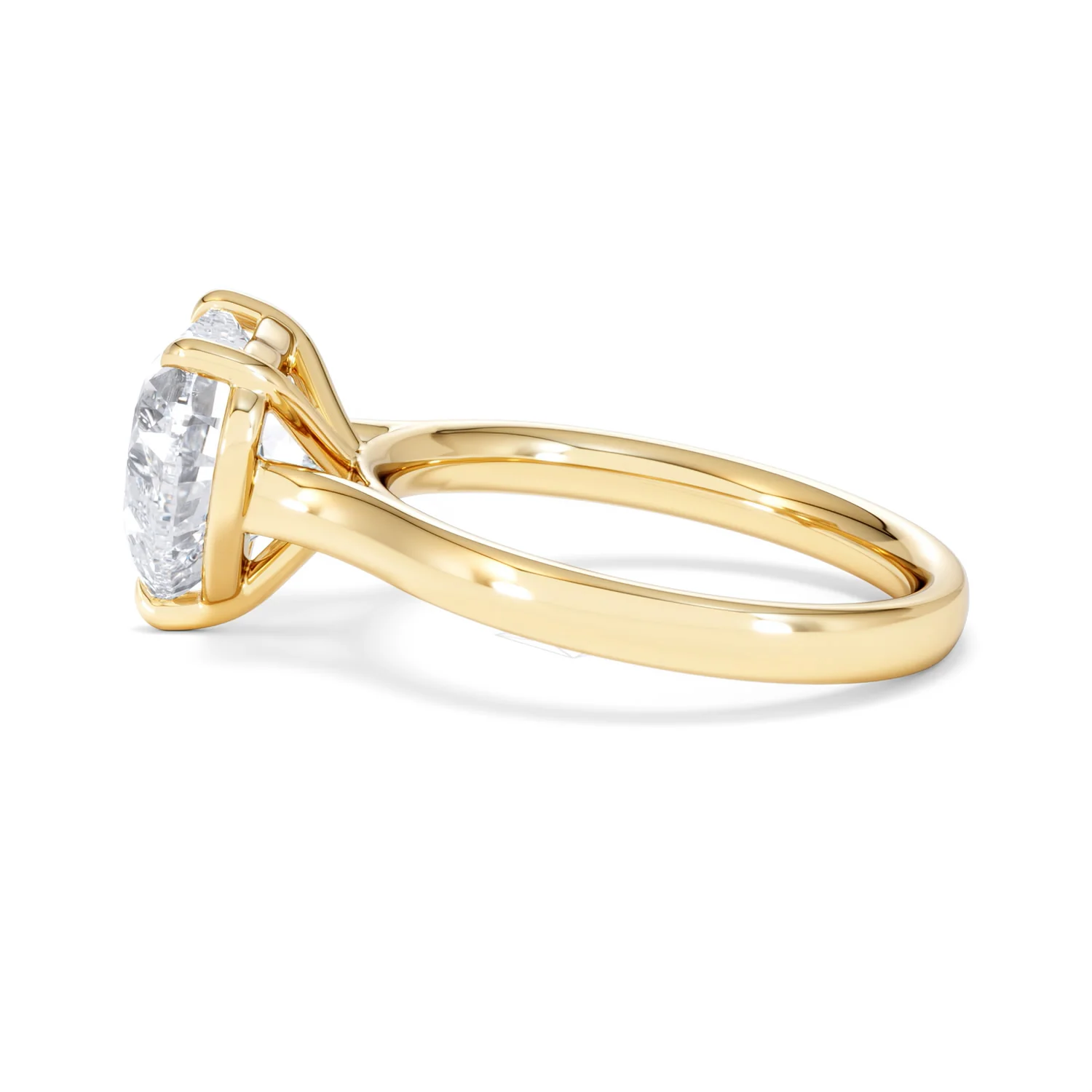 Amora Heart 3.00ct Lab Diamond Engagement Ring G/VS Set in 18K Gold - Image 67