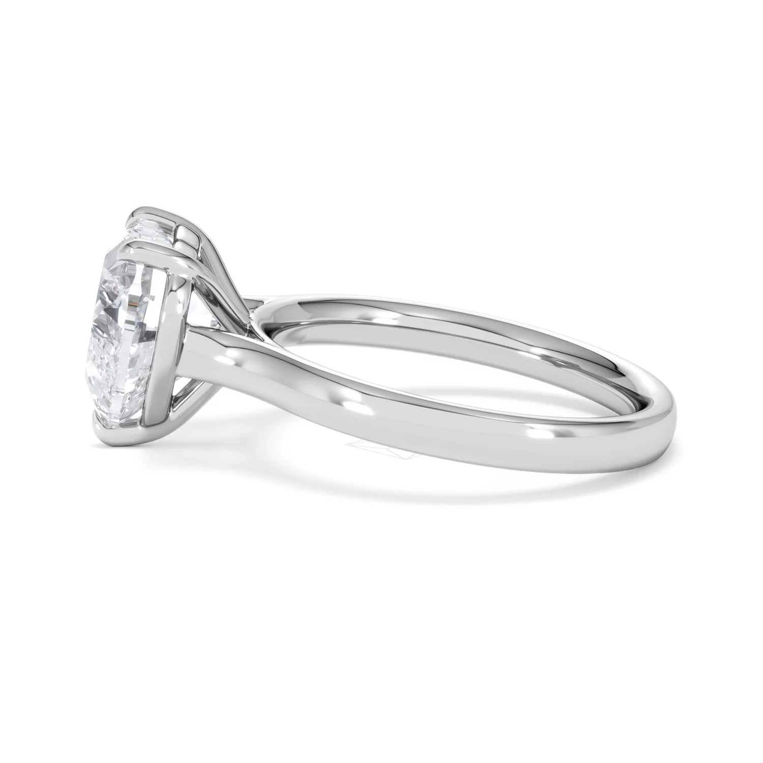 Amora Heart 3.00ct Lab Diamond Engagement Ring G/VS Set in 18K White Gold - Image 68