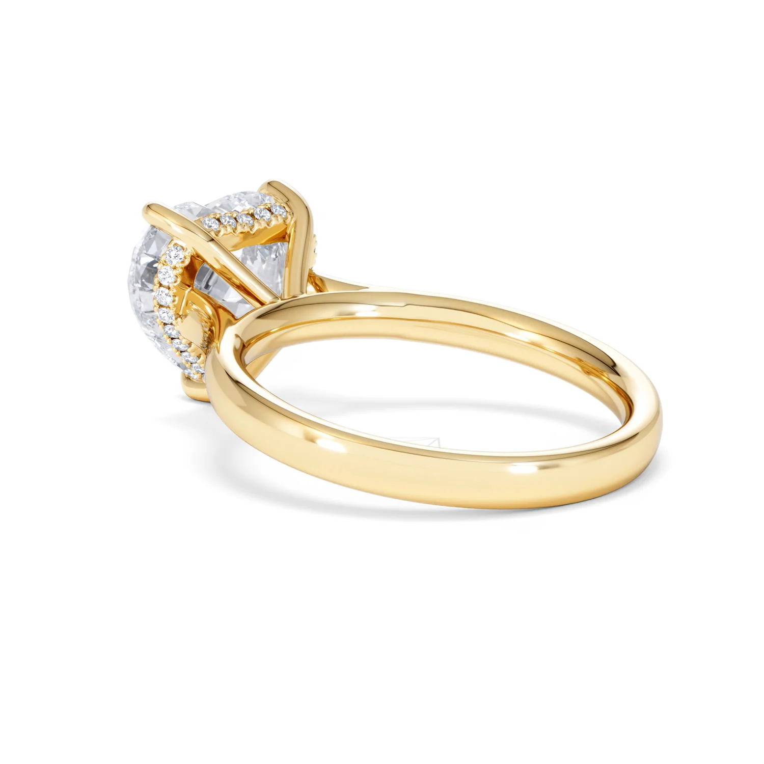 Amora Heart 3.11ct Hidden Halo Lab Diamond Engagement Ring G/VS Set in 18K Gold - Image 58