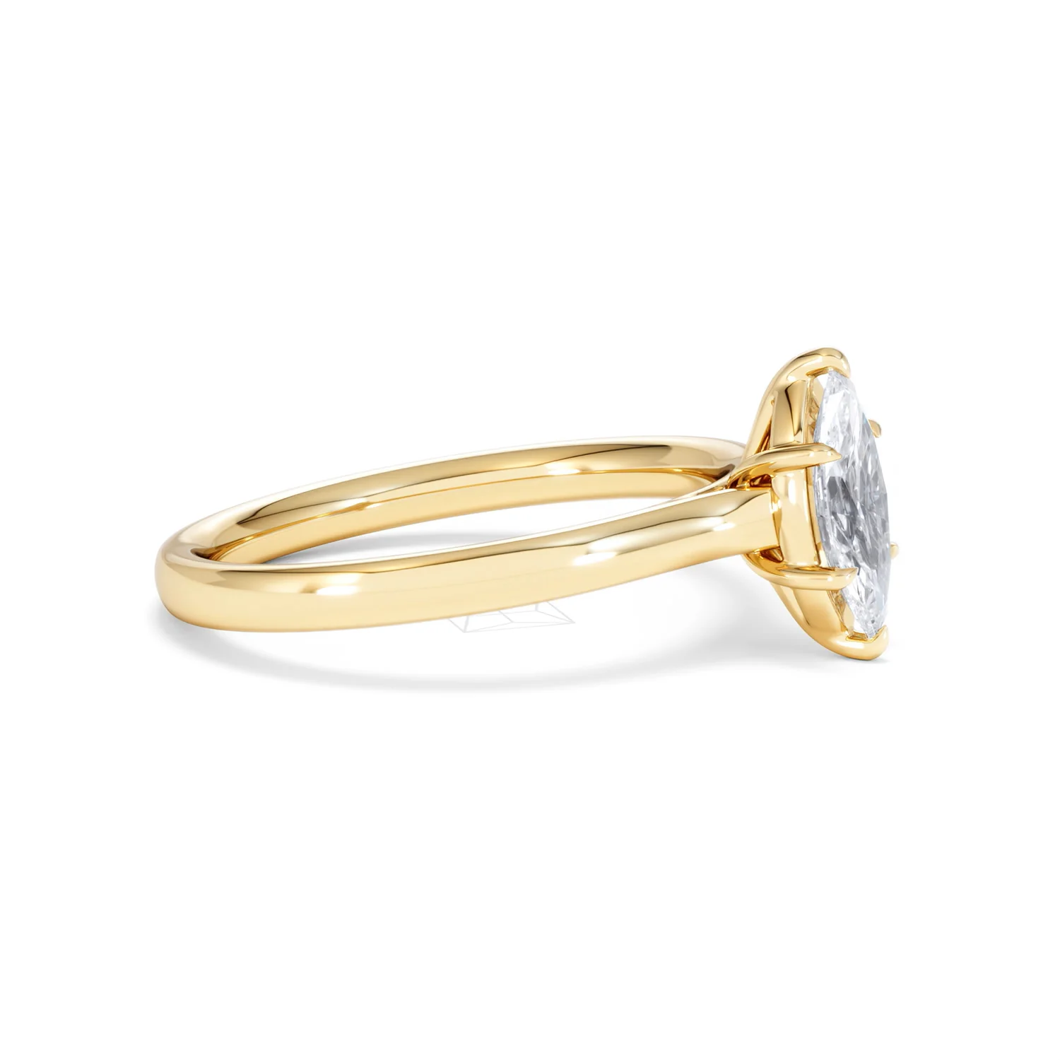 Amora Marquise 0.50ct Lab Diamond Engagement Ring F/VS Set in 18K Gold - Image 22