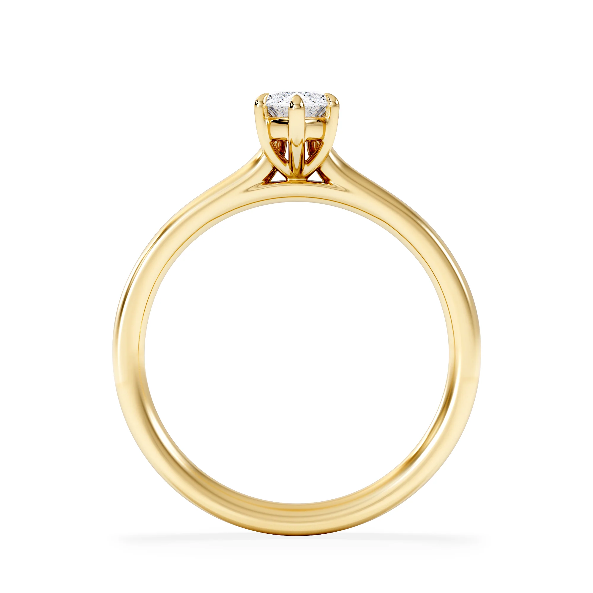 Amora Marquise 0.50ct Lab Diamond Engagement Ring F/VS Set in 18K Gold - Image 3
