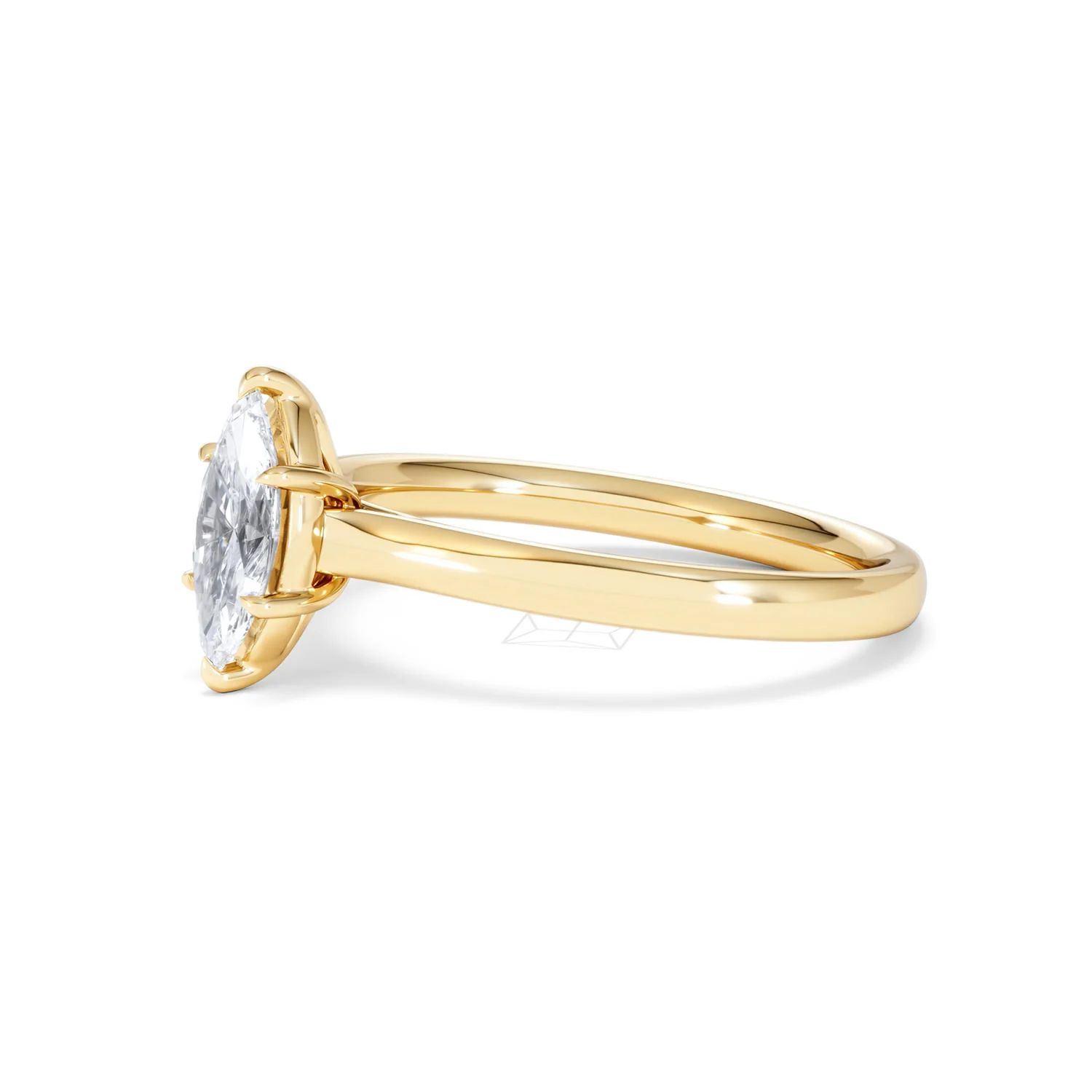 Amora Marquise 0.50ct Lab Diamond Engagement Ring F/VS Set in 18K Gold - Image 75