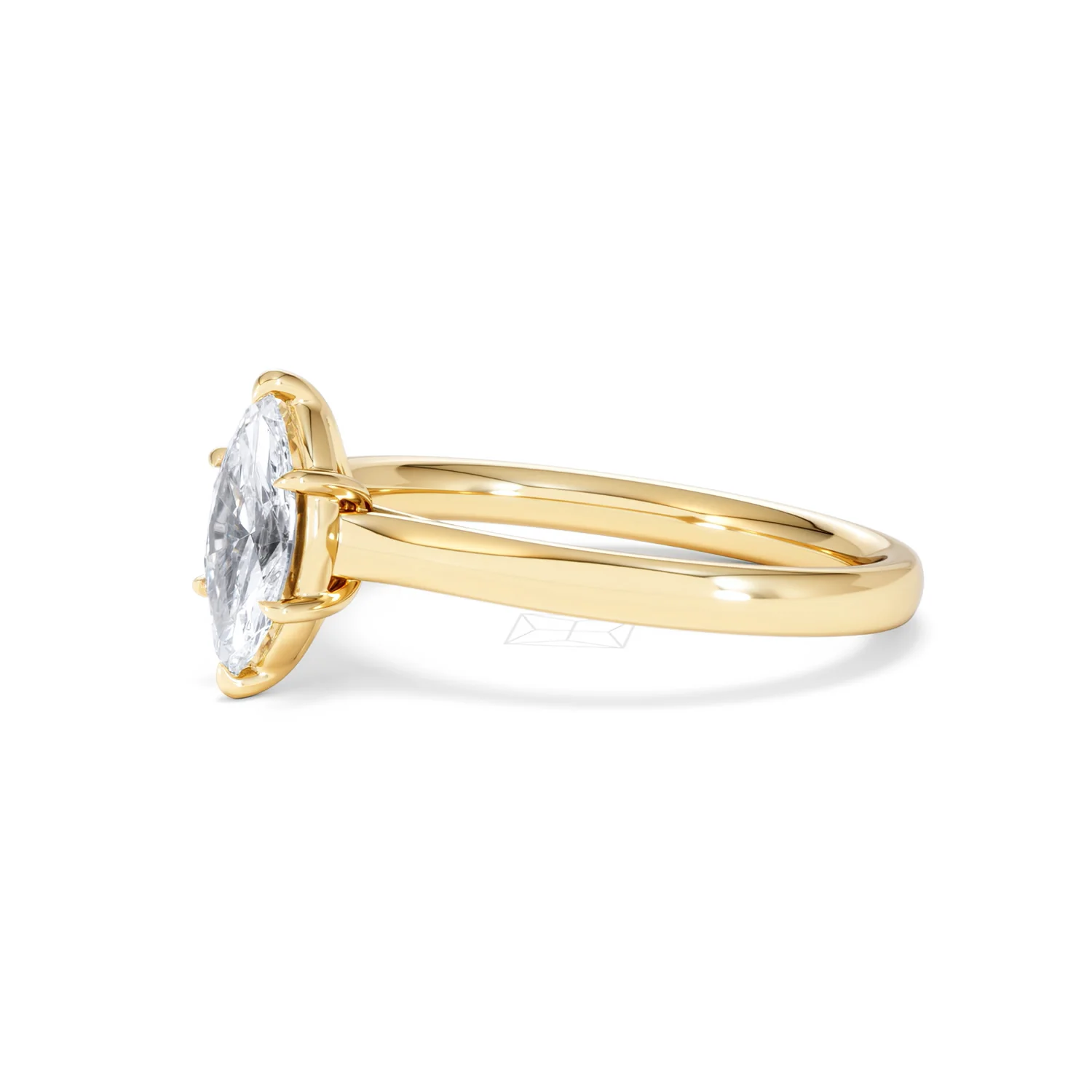 Amora Marquise 0.50ct Lab Diamond Engagement Ring F/VS Set in 18K Gold - Image 76