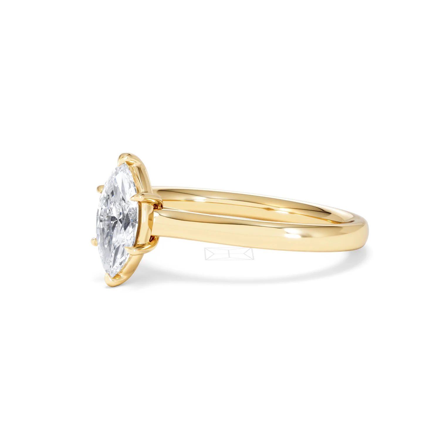 Amora Marquise 0.50ct Lab Diamond Engagement Ring F/VS Set in 18K Gold - Image 78