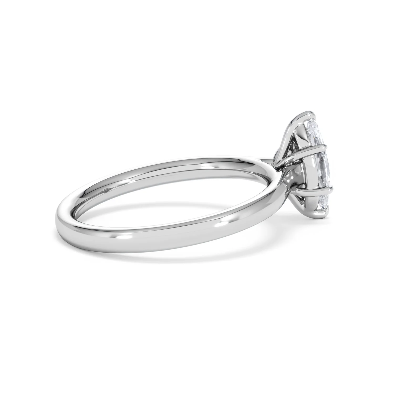 Amora Marquise 0.50ct Lab Diamond Engagement Ring F/VS Set in 18K White Gold - Image 32