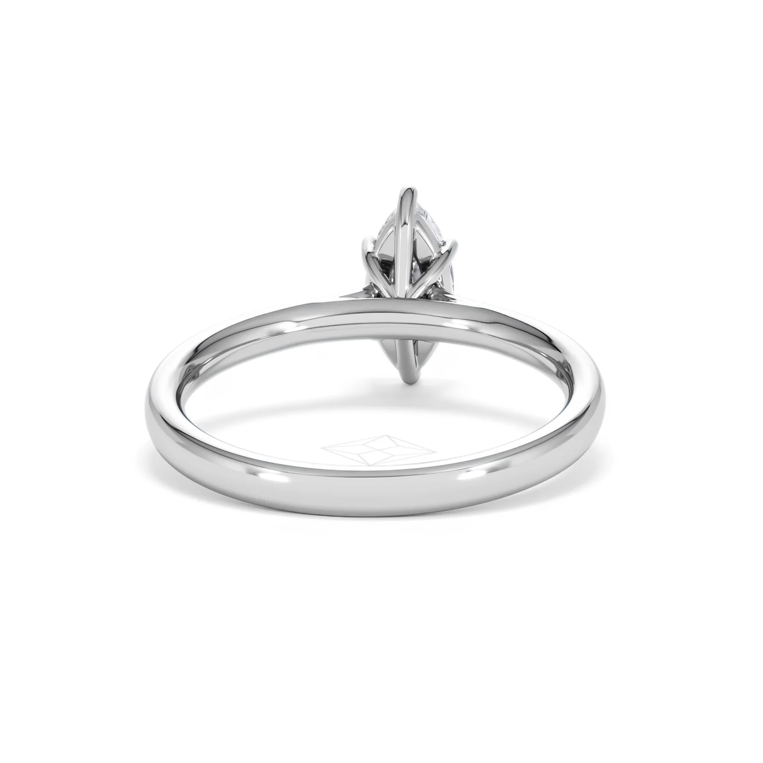 Amora Marquise 0.50ct Lab Diamond Engagement Ring F/VS Set in 18K White Gold - Image 46