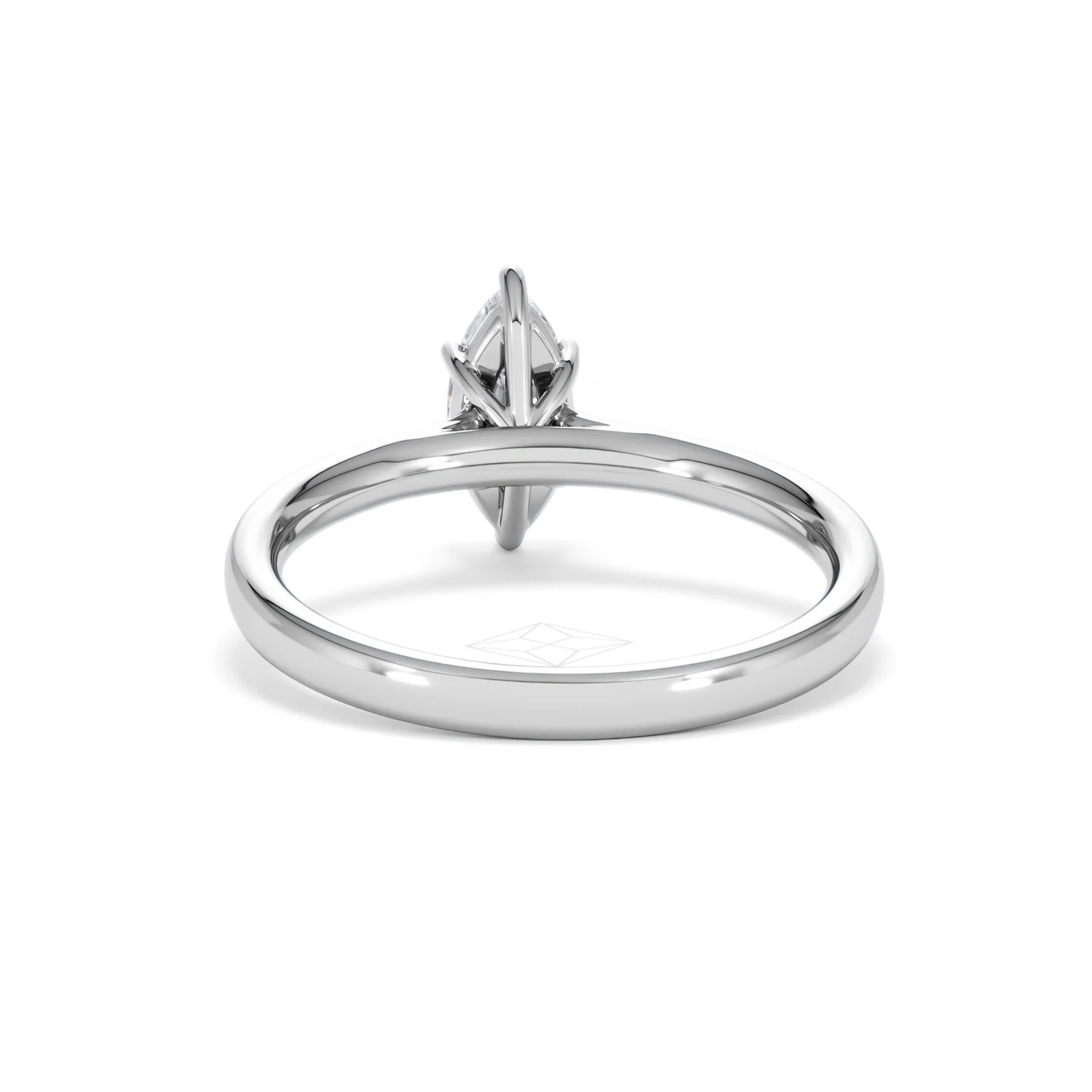Amora Marquise 0.50ct Lab Diamond Engagement Ring F/VS Set in 18K White Gold - Image 49