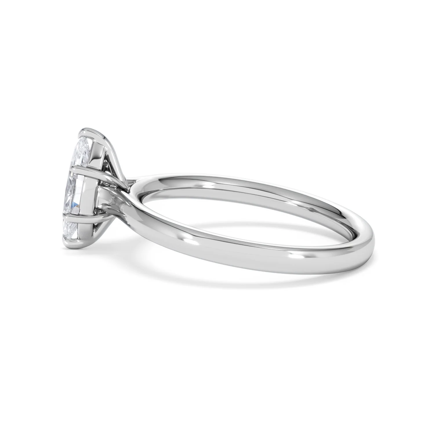 Amora Marquise 0.50ct Lab Diamond Engagement Ring F/VS Set in 18K White Gold - Image 66