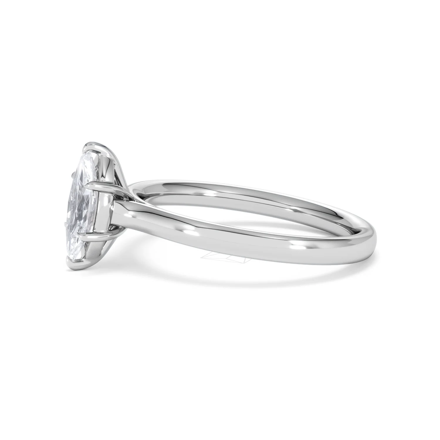 Amora Marquise 0.50ct Lab Diamond Engagement Ring F/VS Set in 18K White Gold - Image 72