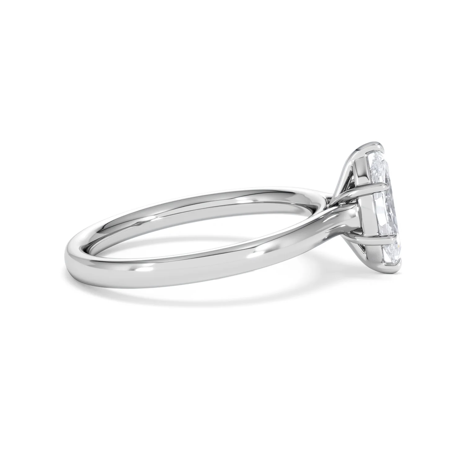 Amora Marquise 0.50ct Lab Diamond Engagement Ring F/VS Set in Platinum - Image 27