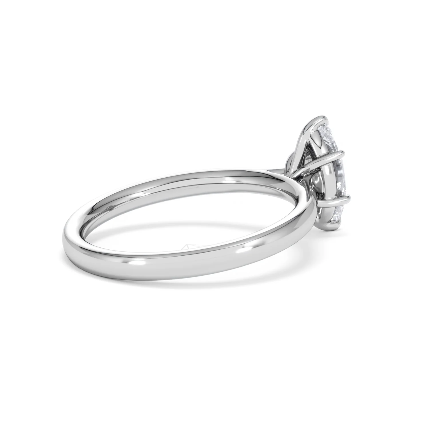 Amora Marquise 0.50ct Lab Diamond Engagement Ring F/VS Set in Platinum - Image 35