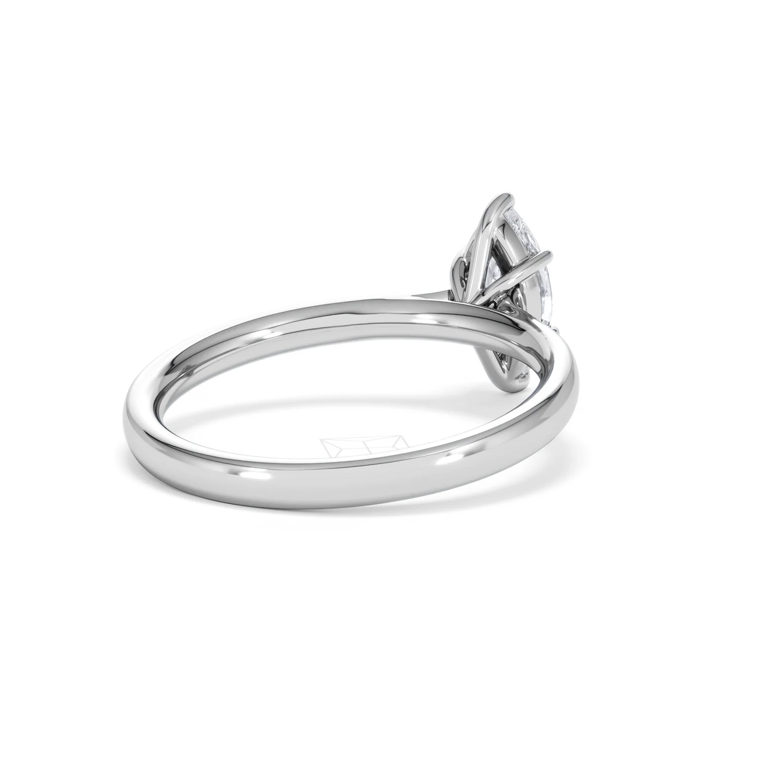 Amora Marquise 0.50ct Lab Diamond Engagement Ring F/VS Set in Platinum - Image 40